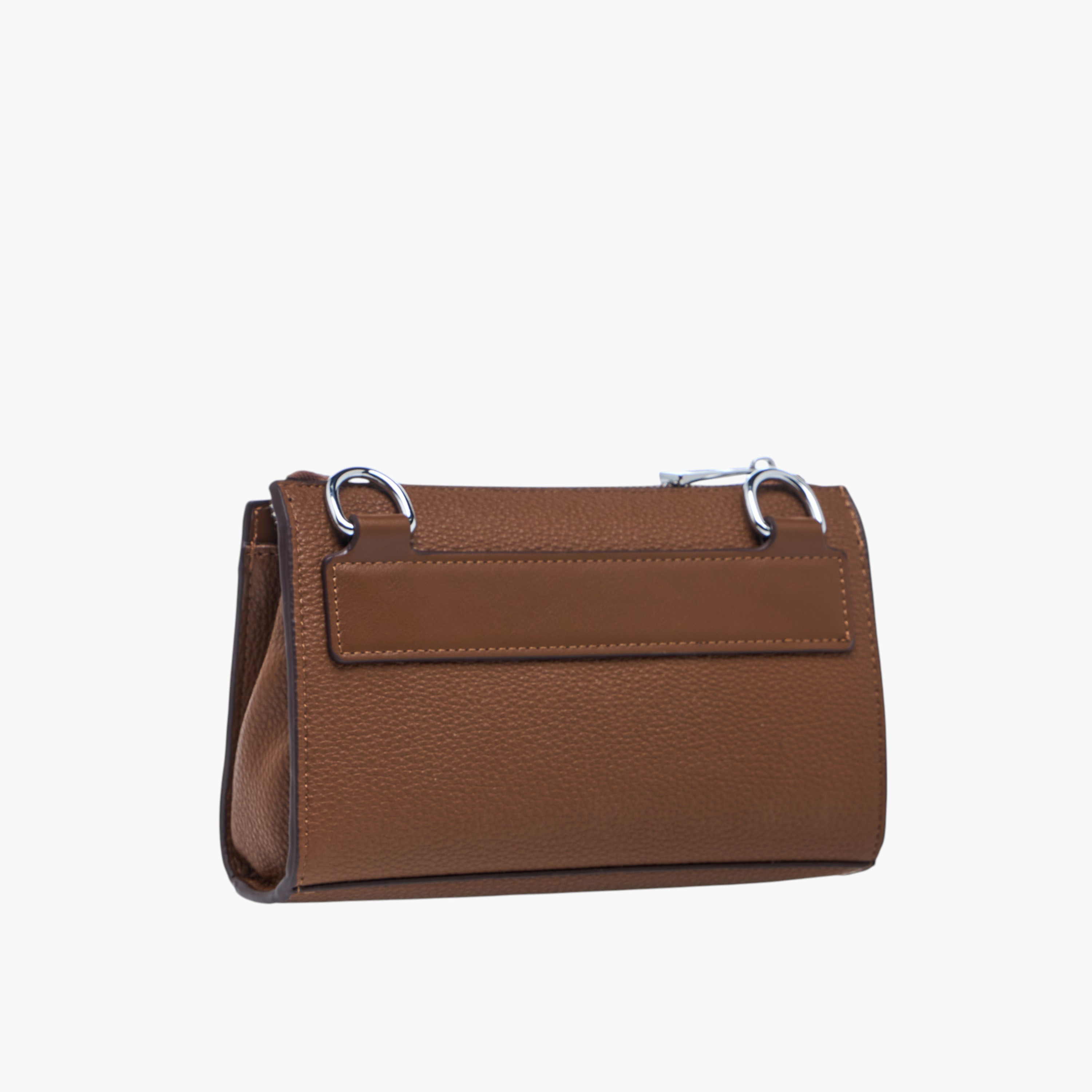 شنطة سادة بحزام قابل للفصل وسحاب إغلاق من دوتشيني-travel-accessories-image-4