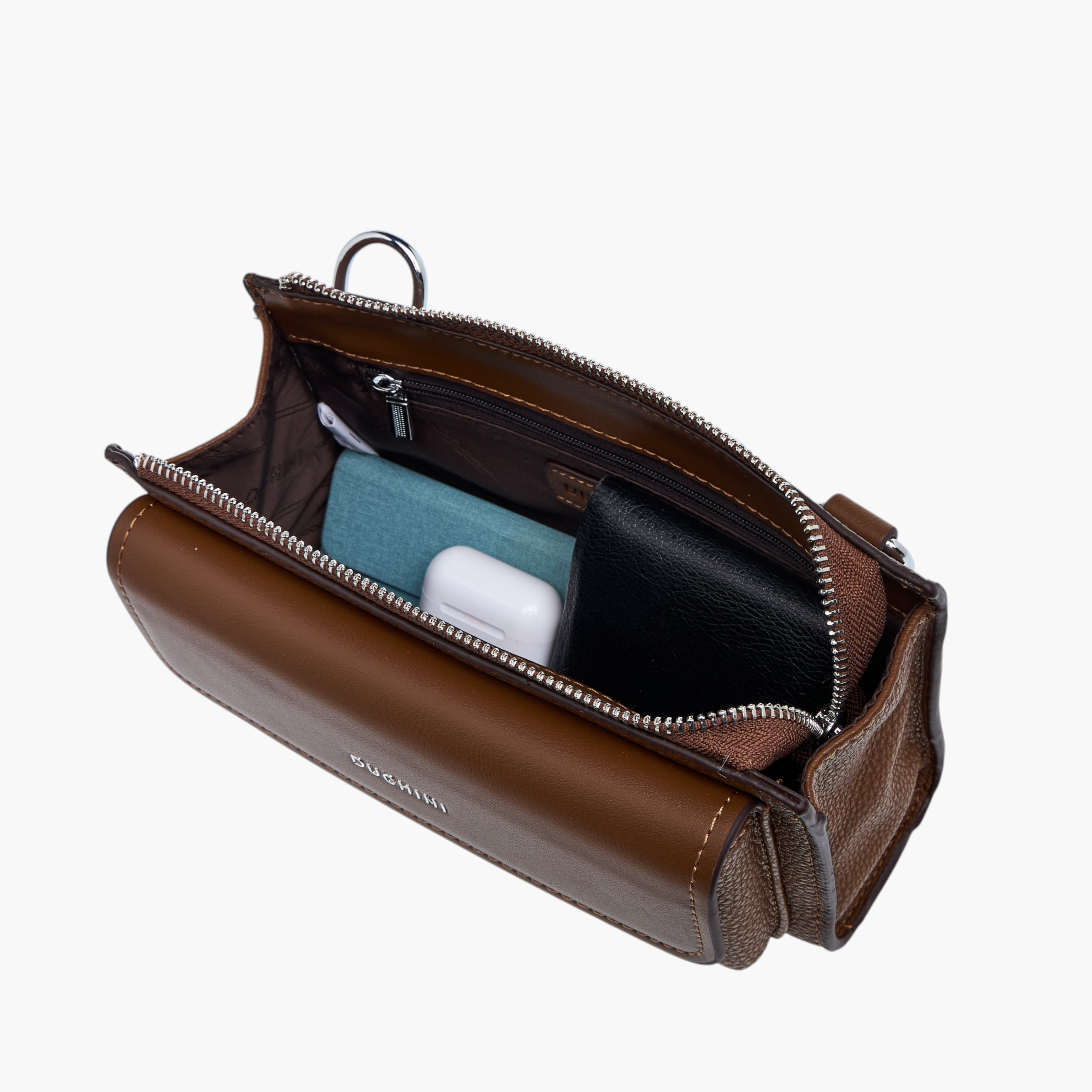 شنطة سادة بحزام قابل للفصل وسحاب إغلاق من دوتشيني-travel-accessories-image-8