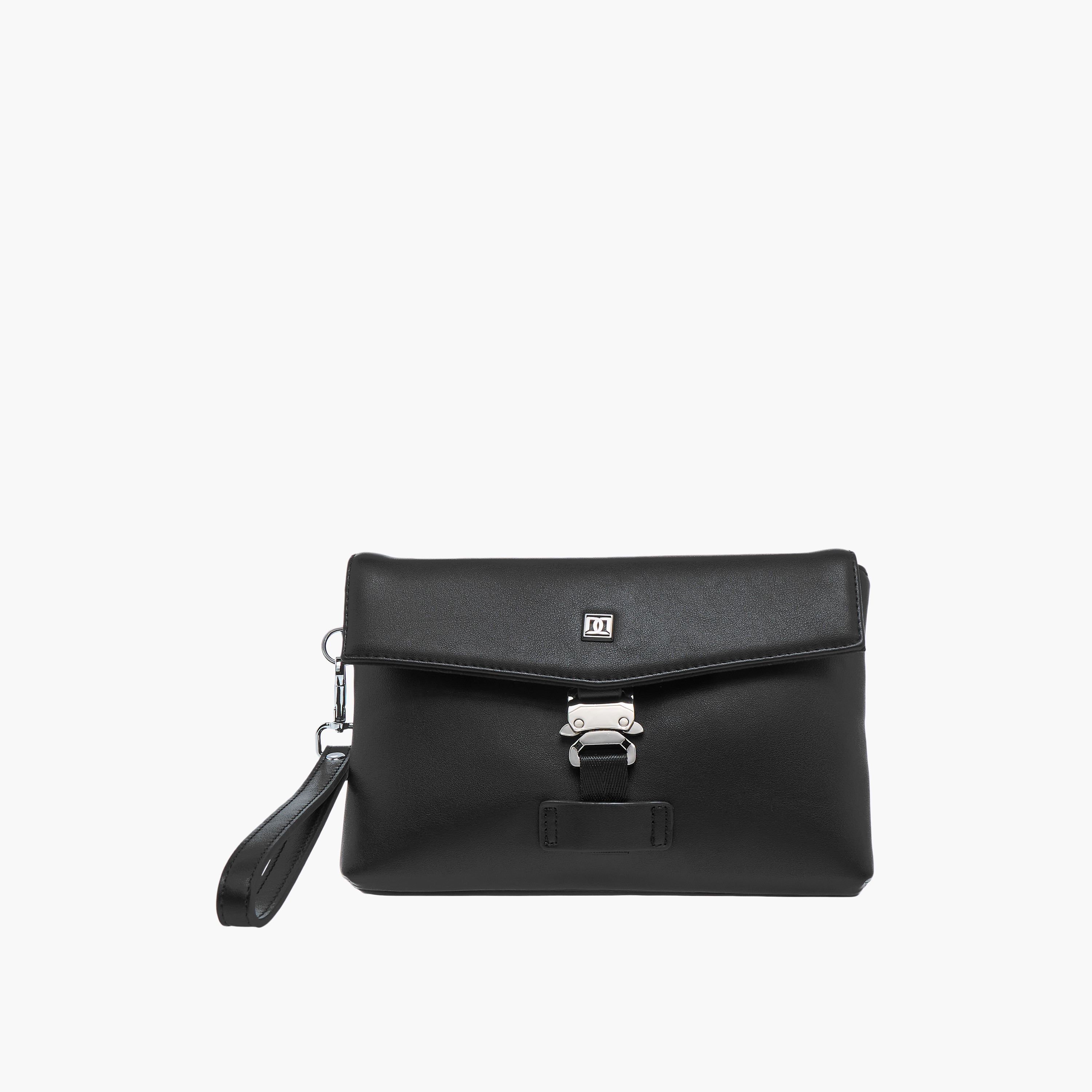 Duchini Solid Bag with Wristlet-men-bags-image-1