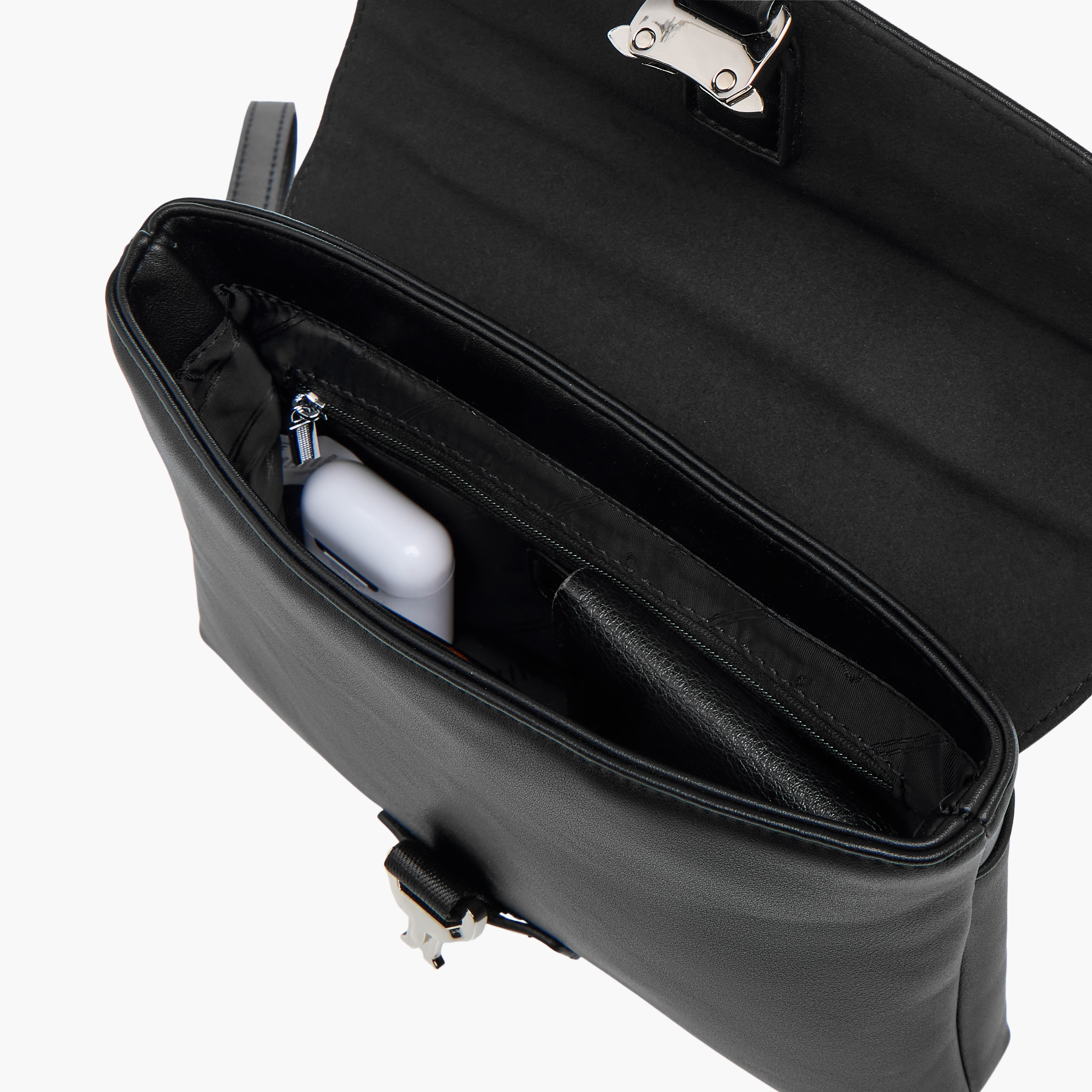 Duchini Solid Bag with Wristlet-men-bags-image-6