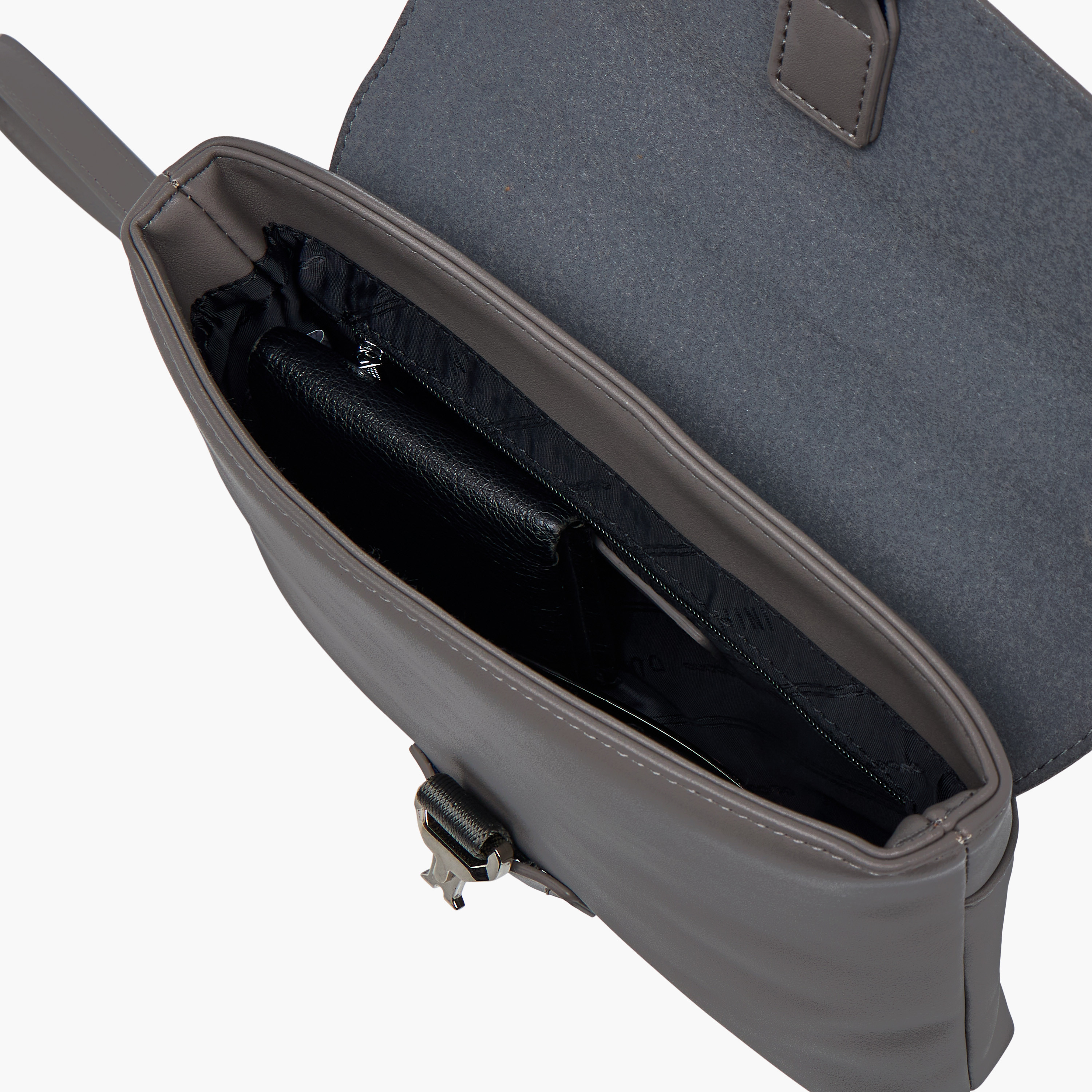 Duchini Solid Bag with Wristlet-men-bags-image-6