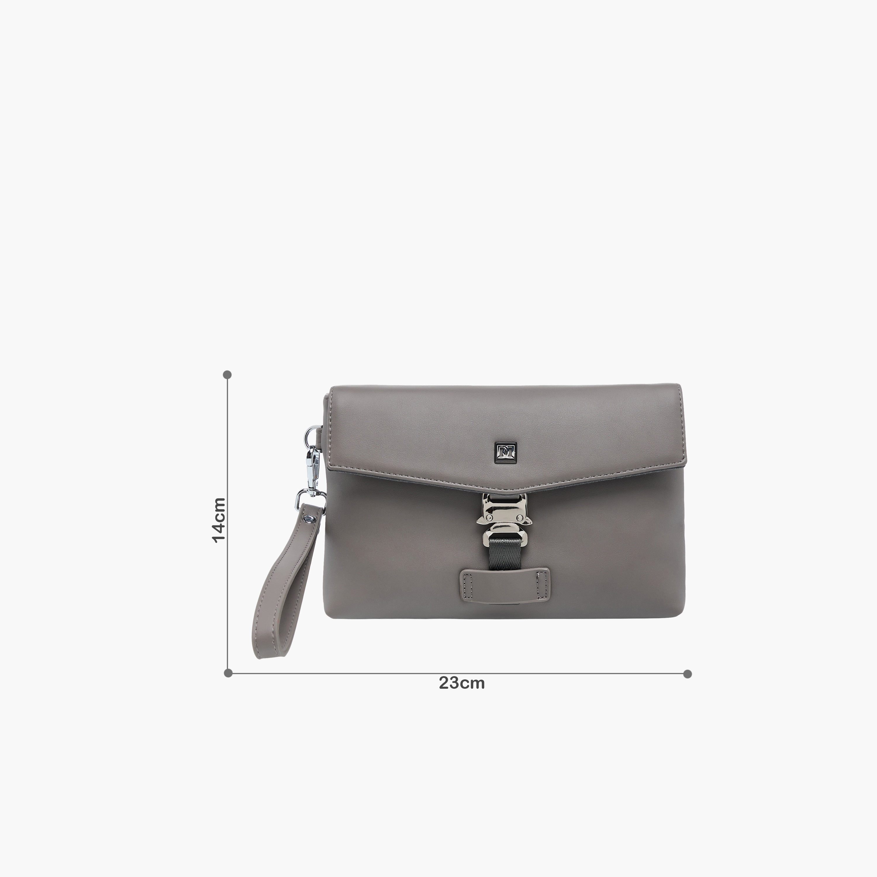 Duchini Solid Bag with Wristlet-men-bags-image-2
