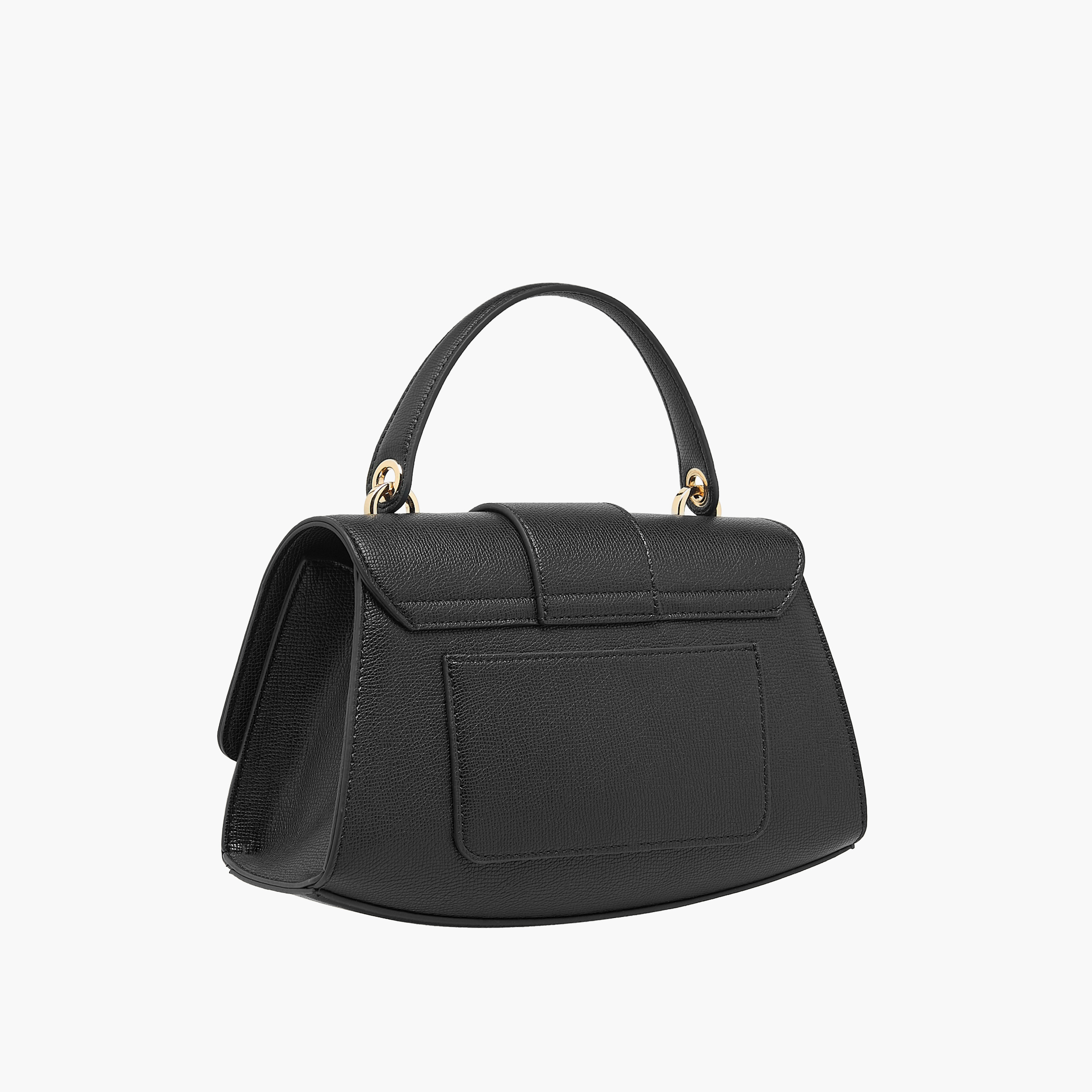 شنطة ساتشيل سادة بزر إغلاق وحزام قابل للفصل من لو كونفورت-women-bagsandwallets-handbags-image-5