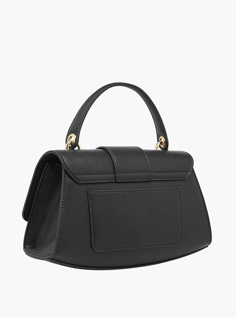 شنطة ساتشيل سادة بزر إغلاق وحزام قابل للفصل من لو كونفورت-women-bagsandwallets-handbags-image-5