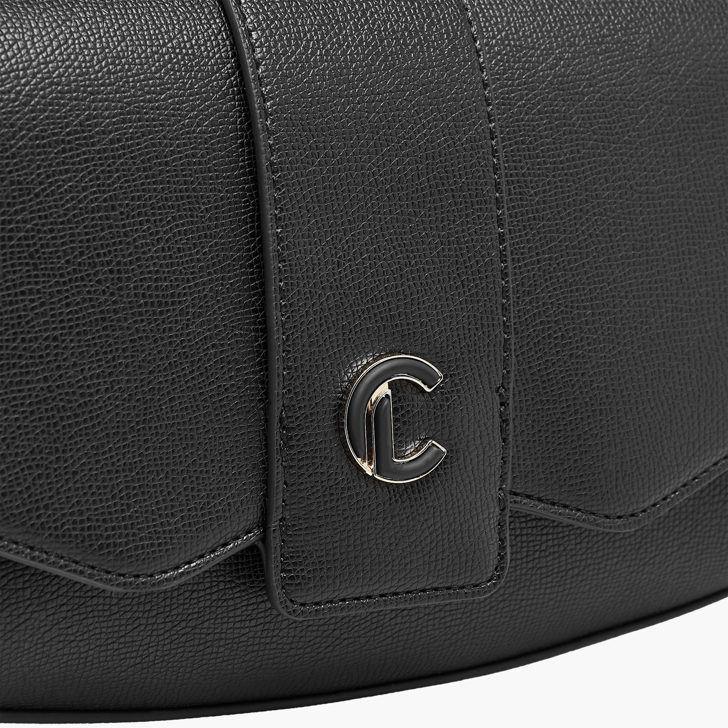 شنطة ساتشيل سادة بزر إغلاق وحزام قابل للفصل من لو كونفورت-women-bagsandwallets-handbags-image-6