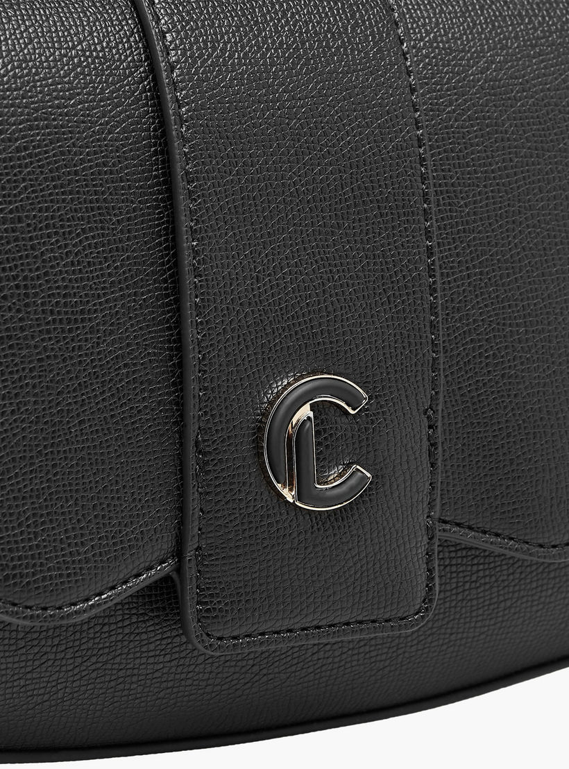 شنطة ساتشيل سادة بزر إغلاق وحزام قابل للفصل من لو كونفورت-women-bagsandwallets-handbags-image-6