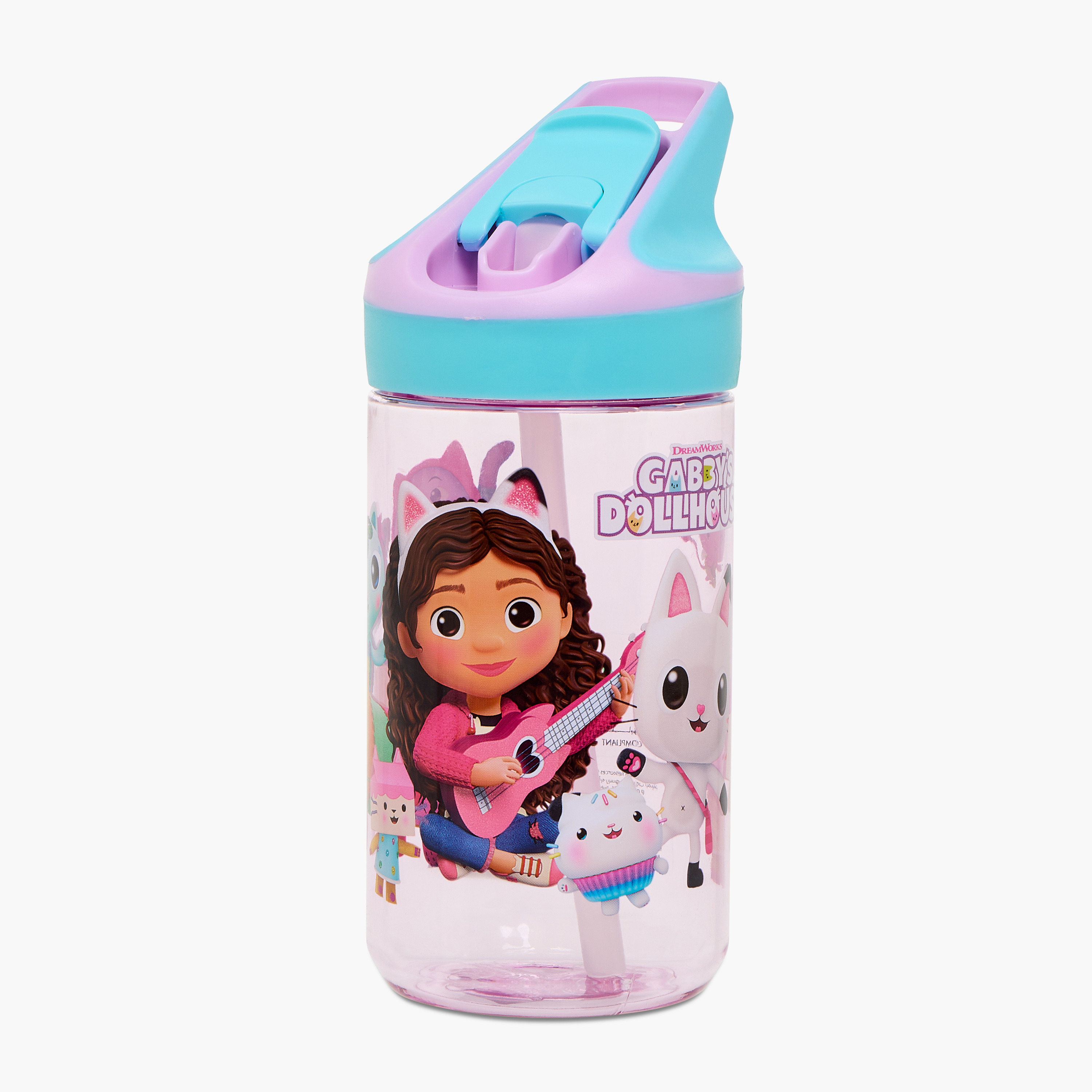 Gabby's Dollhouse Print Water Bottle-school-waterbottles-image-1