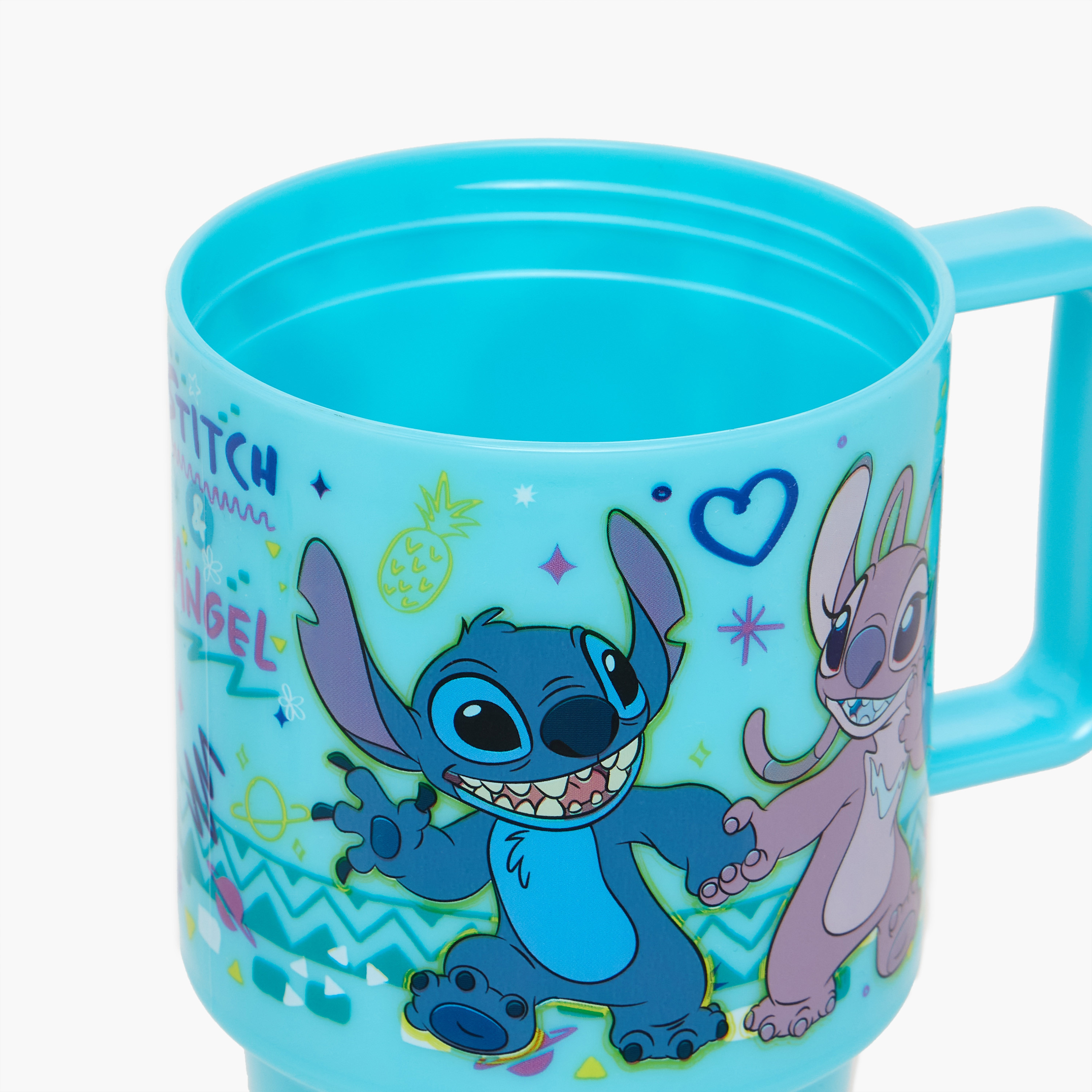 Stitch Print Water Bottle - 530 ml-household-dining-teaandcoffee-travelmugsandsippers-image-5
