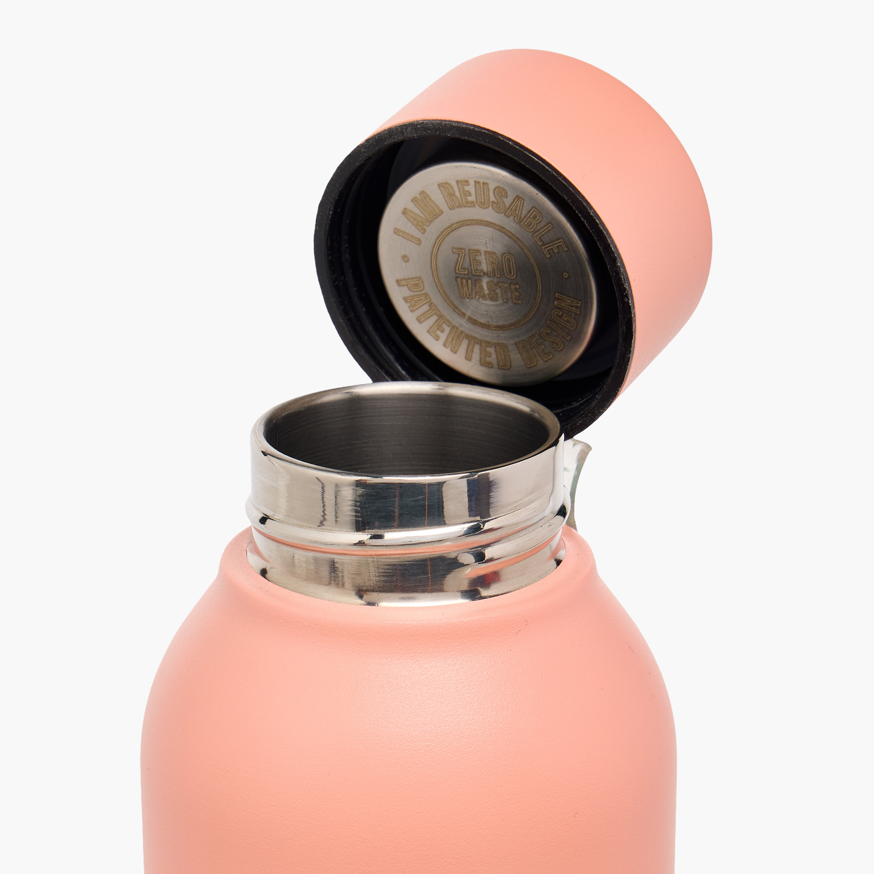 قارورة مياه حرارية ستانلس ستيل بطبعات شعار من كووكا - 630 مل-school-waterbottles-image-5