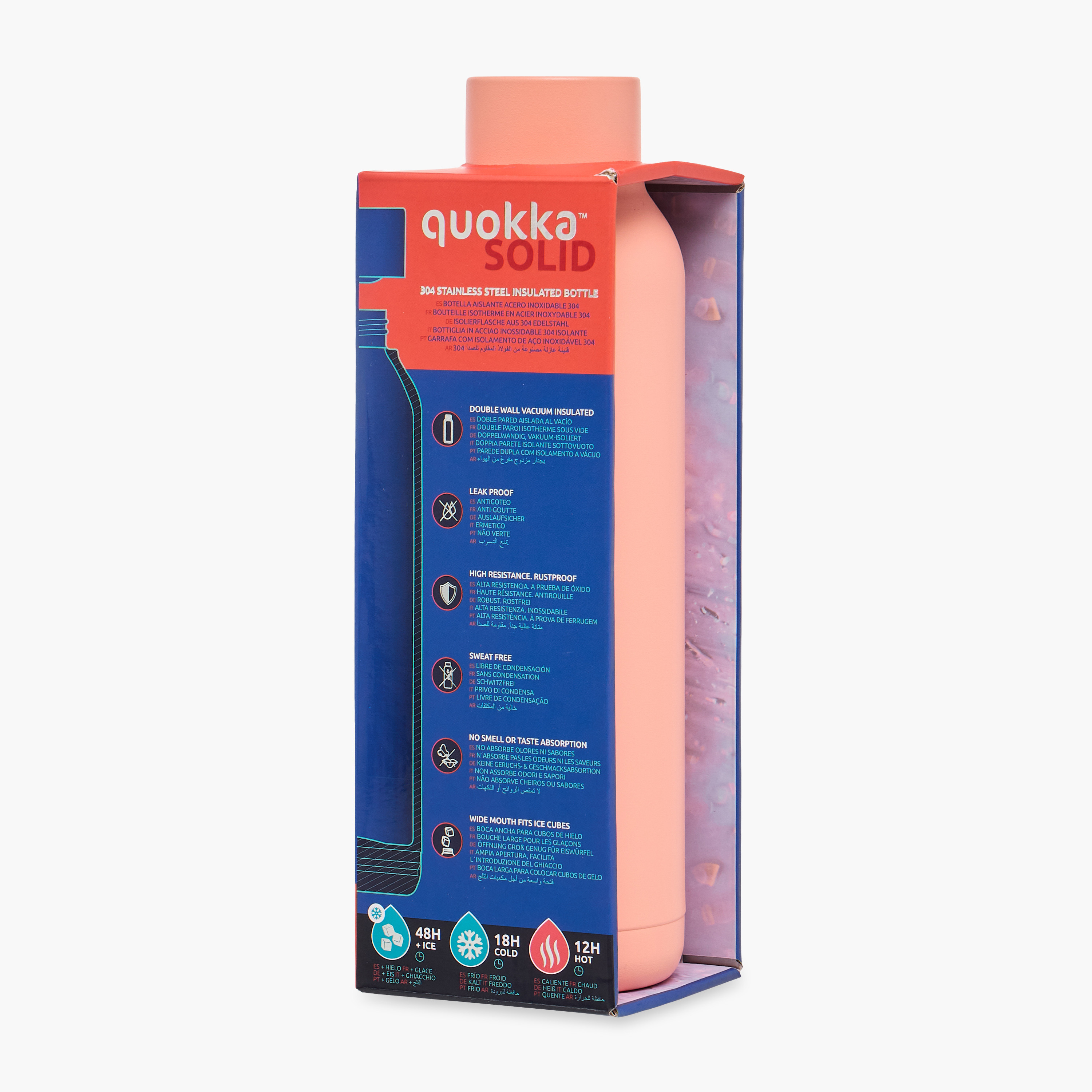 قارورة مياه حرارية ستانلس ستيل بطبعات شعار من كووكا - 630 مل-school-waterbottles-image-7