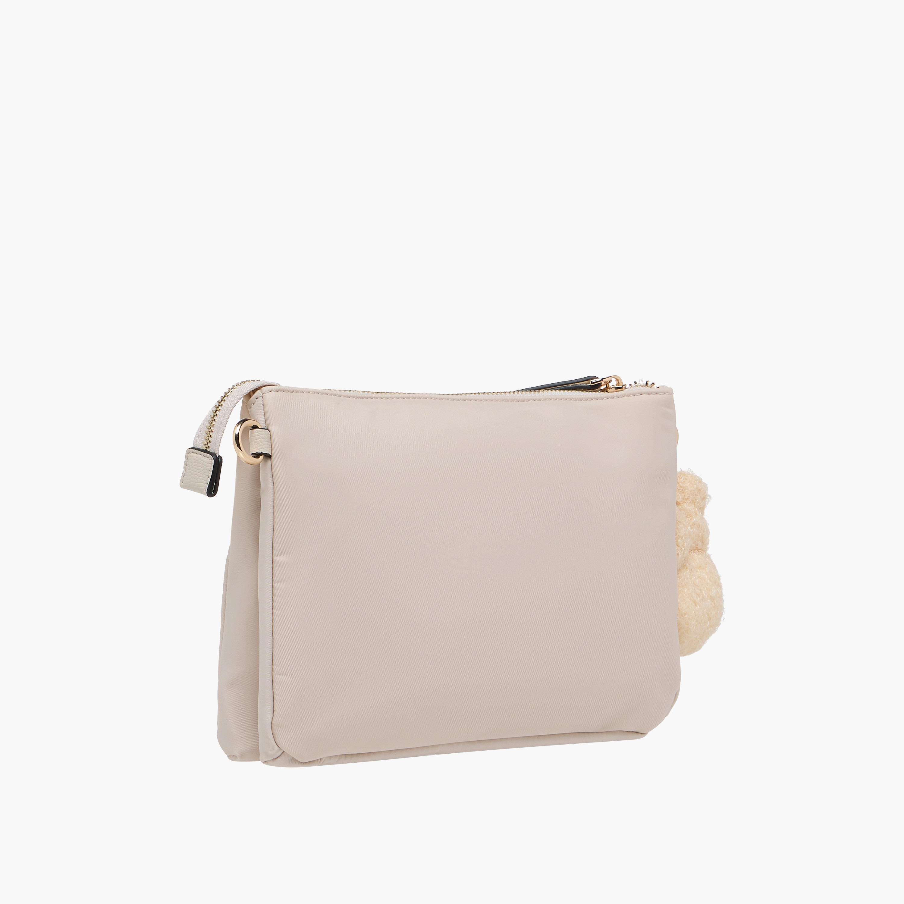 Missy Solid Crossbody Bag with Detachable Strap and Zip Closure-women-bagsandwallets-handbags-image-3