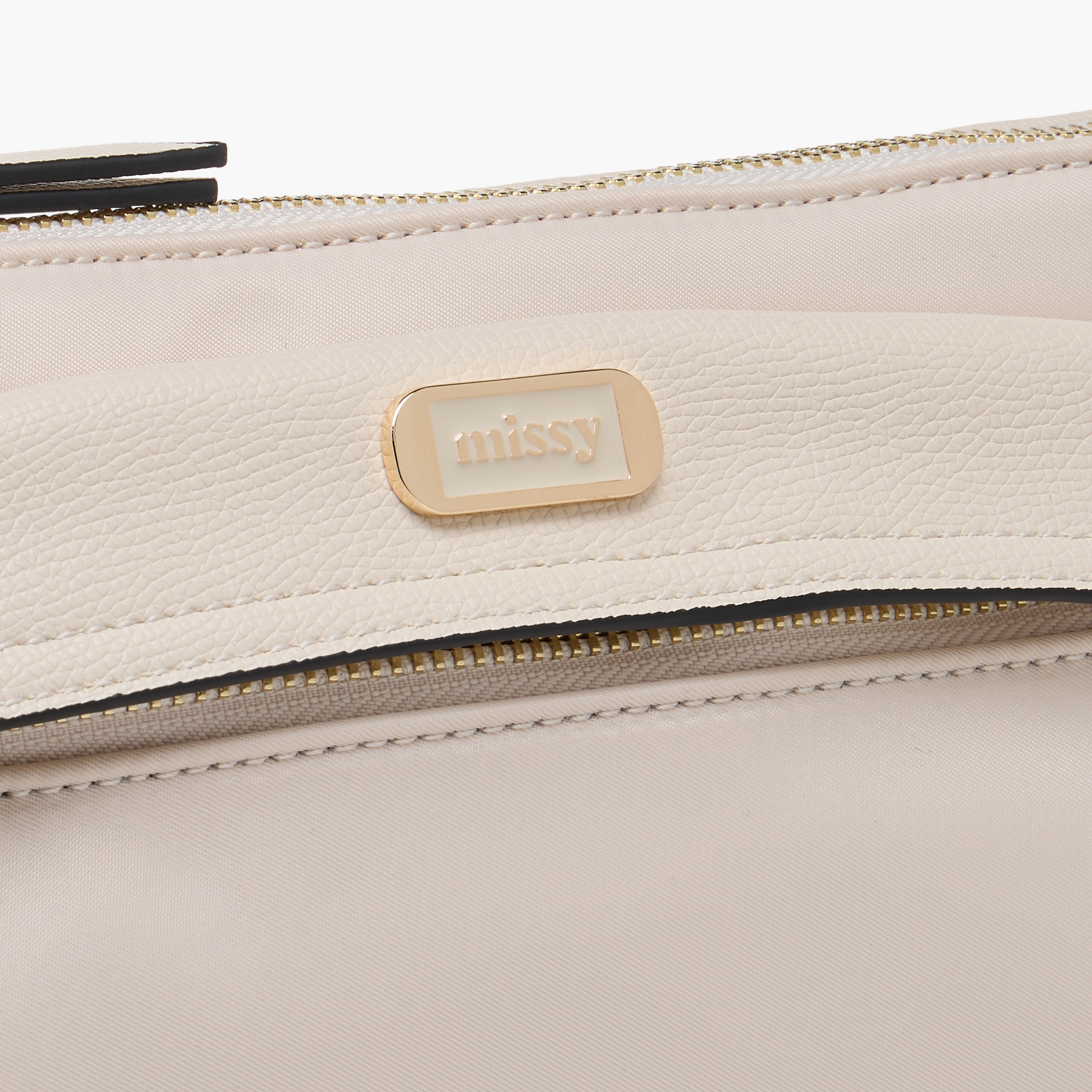 Missy Solid Crossbody Bag with Detachable Strap and Zip Closure-women-bagsandwallets-handbags-image-4