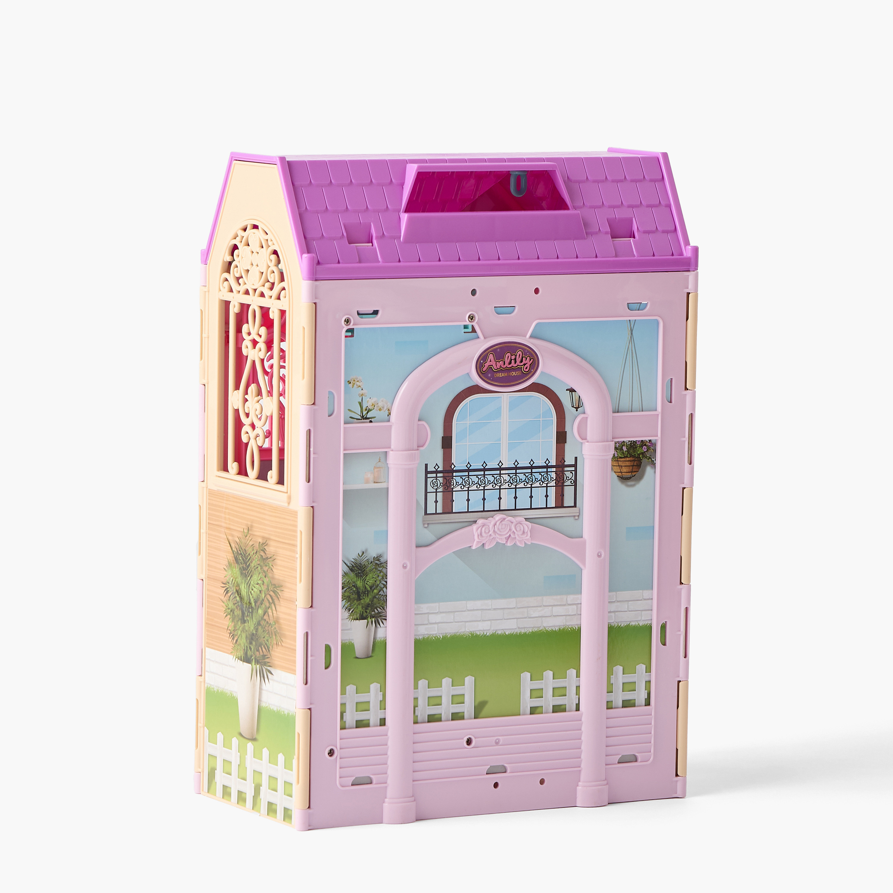 Juniors Foldable Doll House Playset-toys-dollsandplaysets-dollhouses-image-4