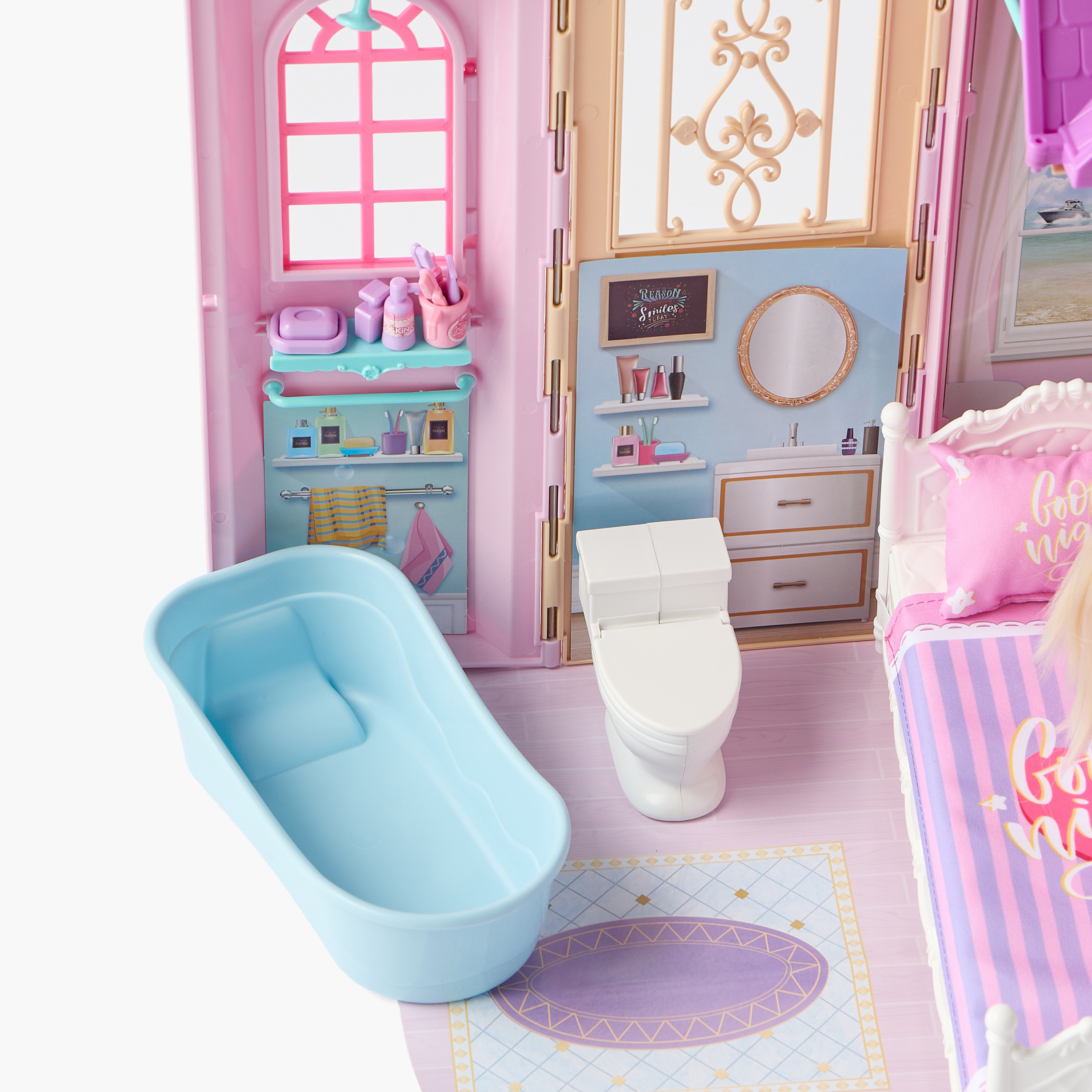 Juniors Foldable Doll House Playset-toys-dollsandplaysets-dollhouses-image-7