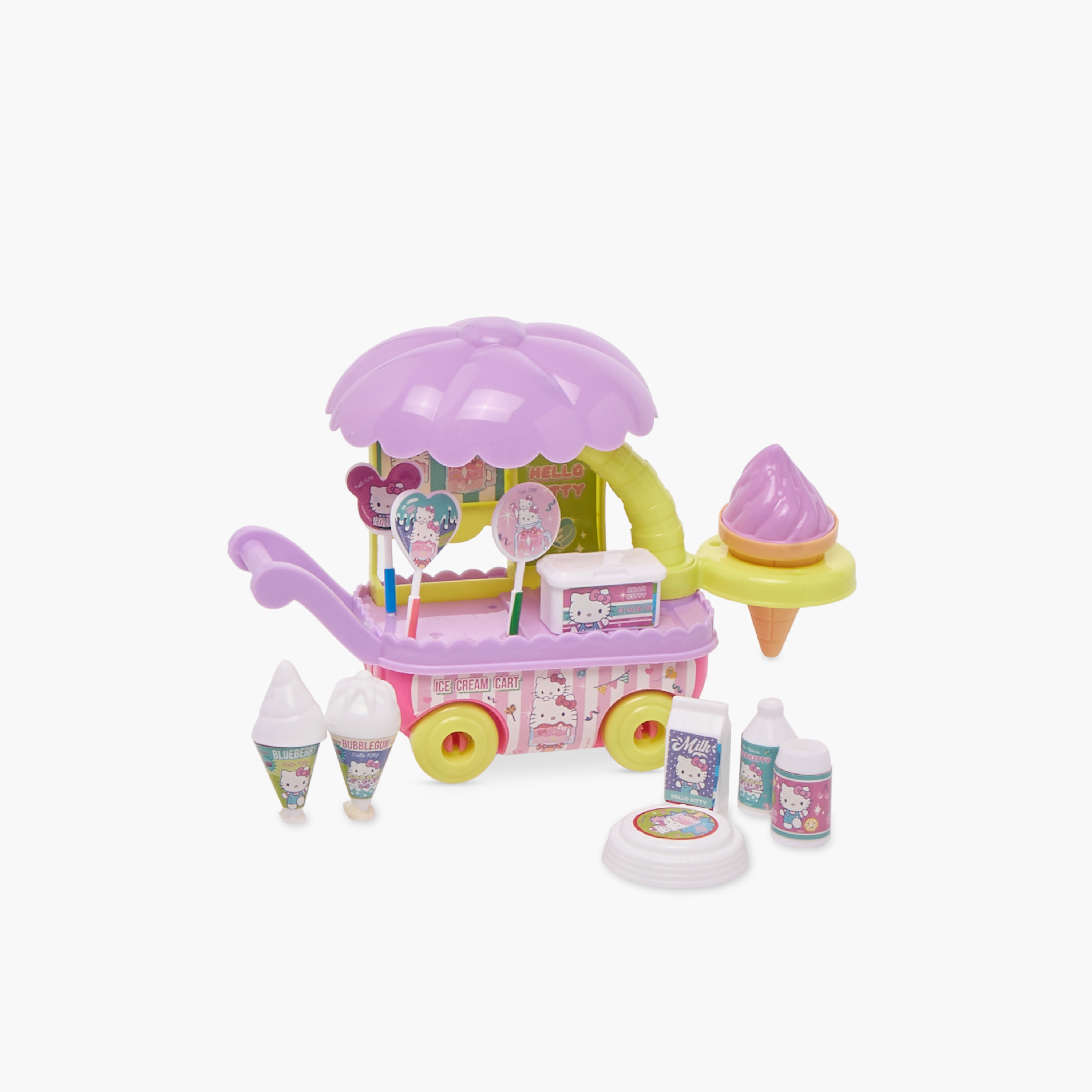 مجموعة ألعاب عربة الآيس كريم من هالو كيتي-toys-roleplay-playfoods-image-1