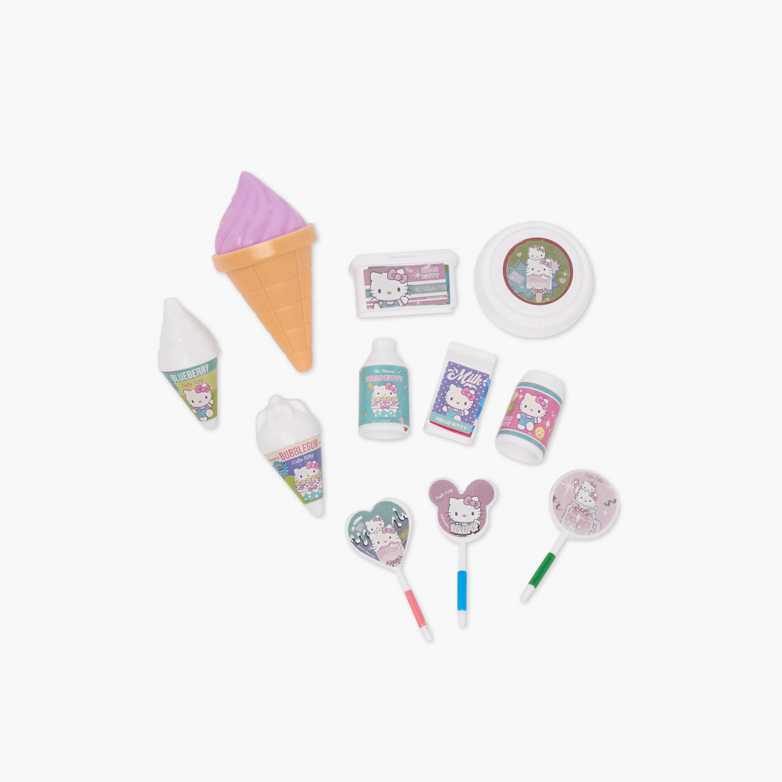 مجموعة ألعاب عربة الآيس كريم من هالو كيتي-toys-roleplay-playfoods-image-3