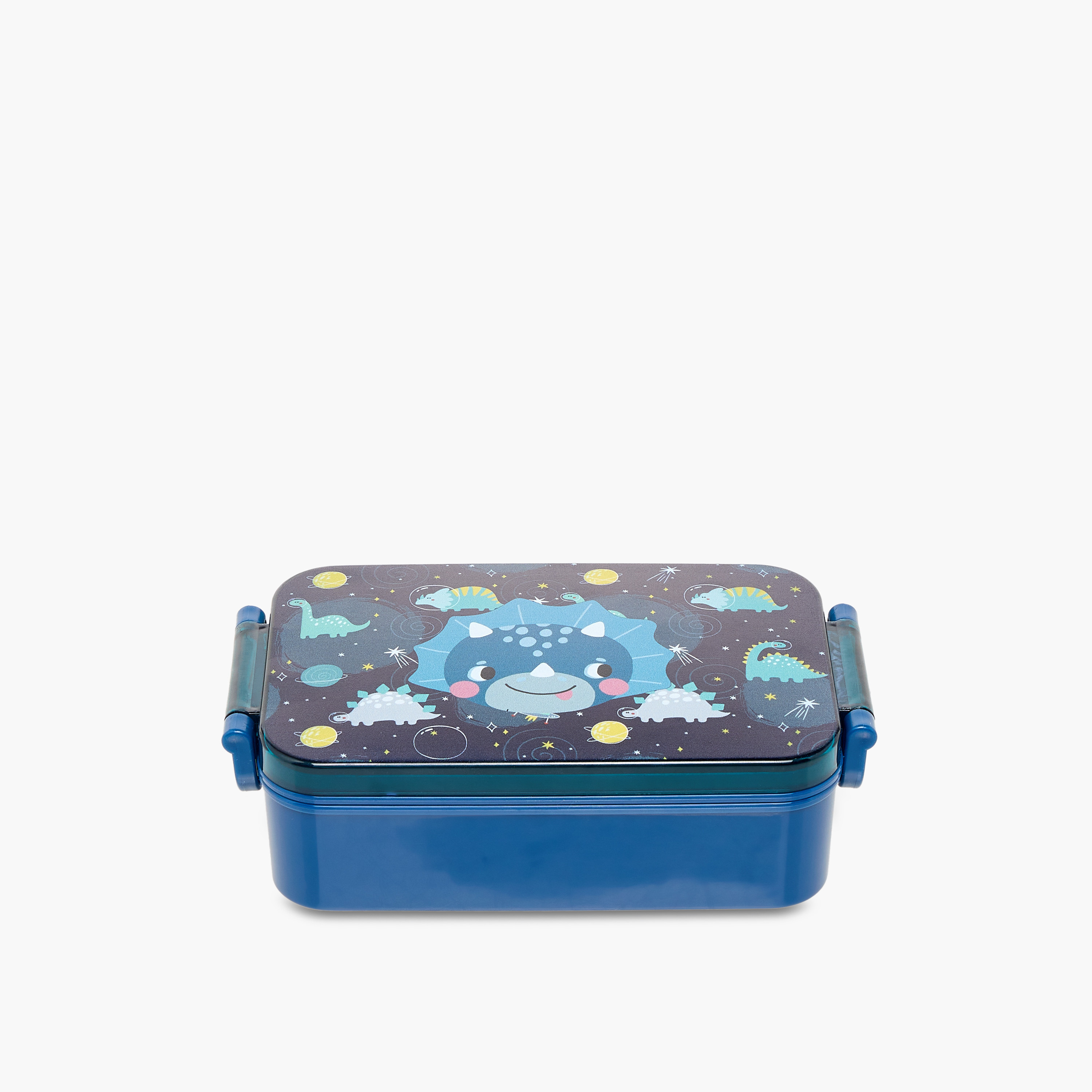 Juniors Dinosaur Print Lunch Box with Clip Lock Closure-school-lunchessentials-lunchboxes-image-1