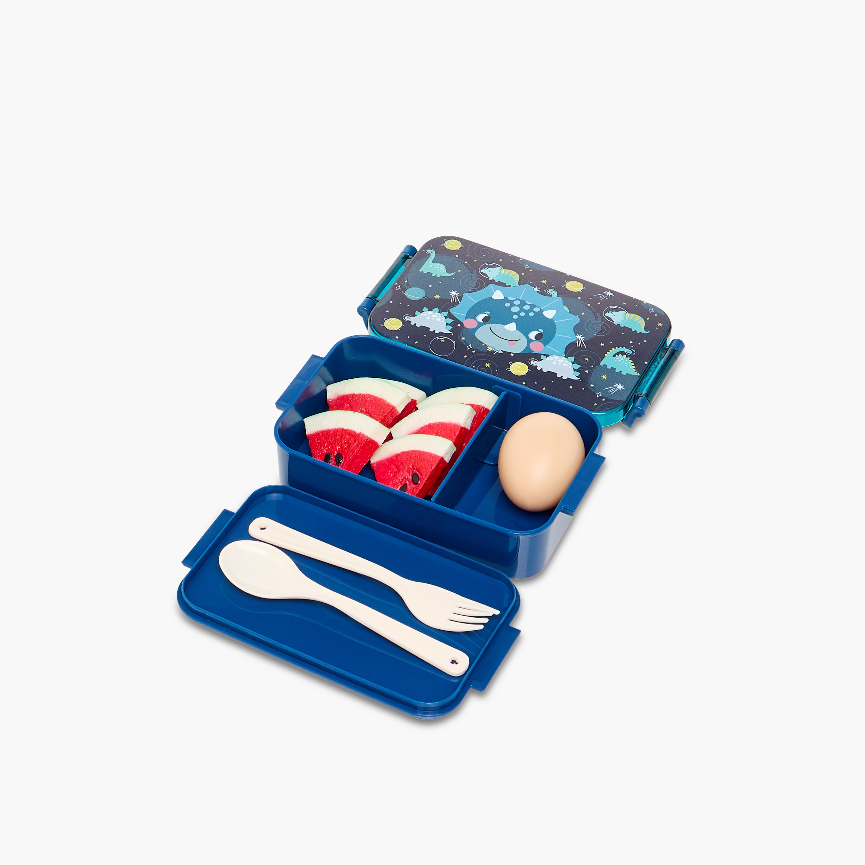 Juniors Dinosaur Print Lunch Box with Clip Lock Closure-school-lunchessentials-lunchboxes-image-8