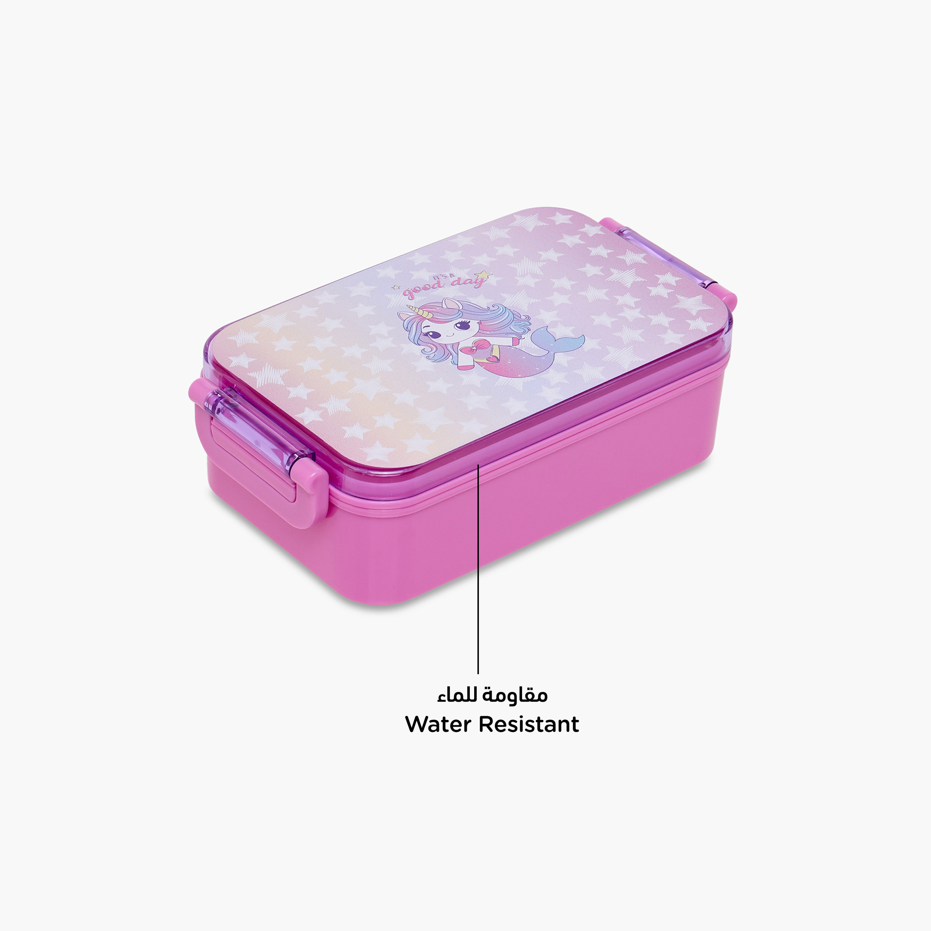 Juniors Unicorn Print Lunch Box with Clip Lock Closure-school-lunchessentials-lunchboxes-image-6
