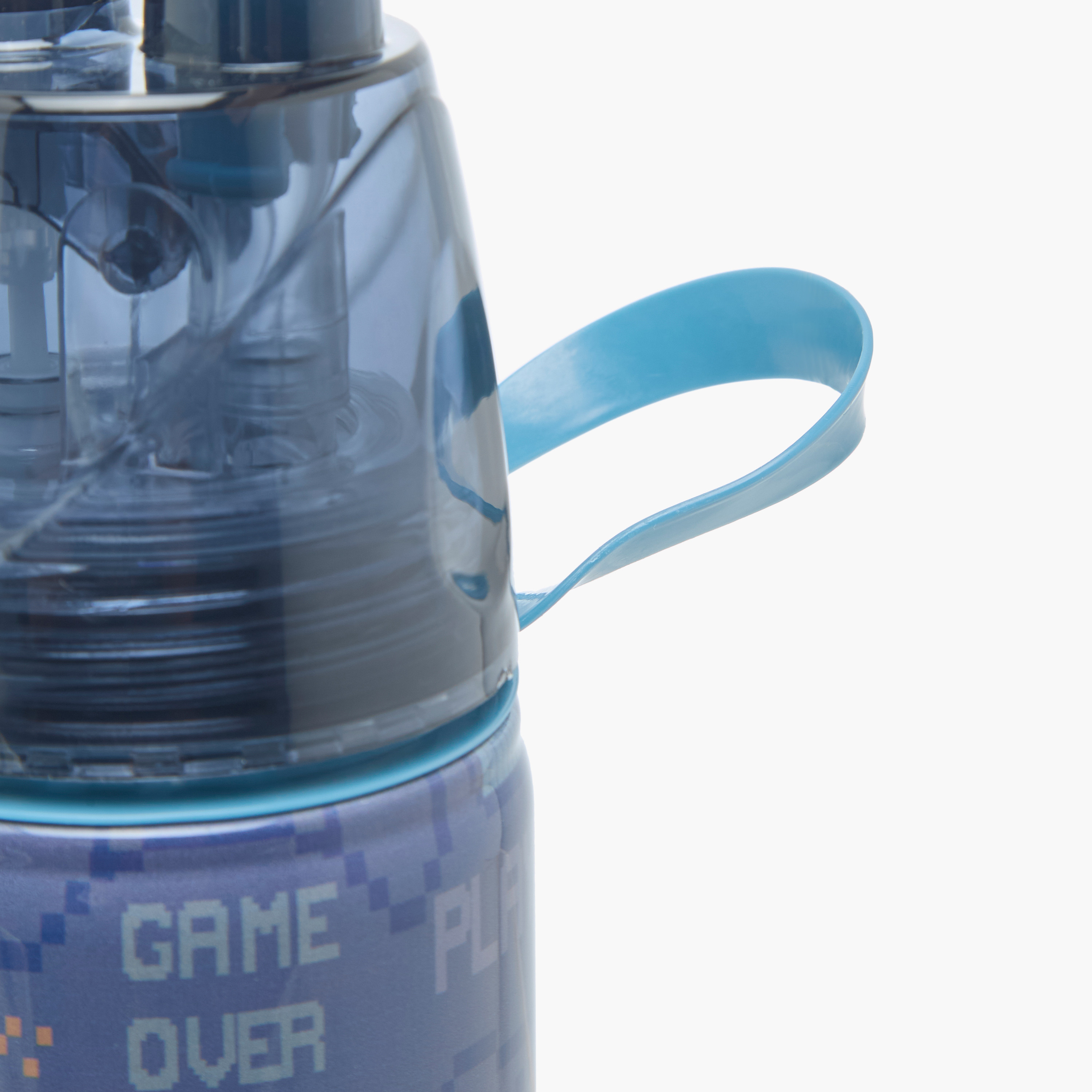 Juniors Dinosaur Stainless Steel Water Bottle with Water Mist Trigger – 500 ml-school-waterbottles-image-4