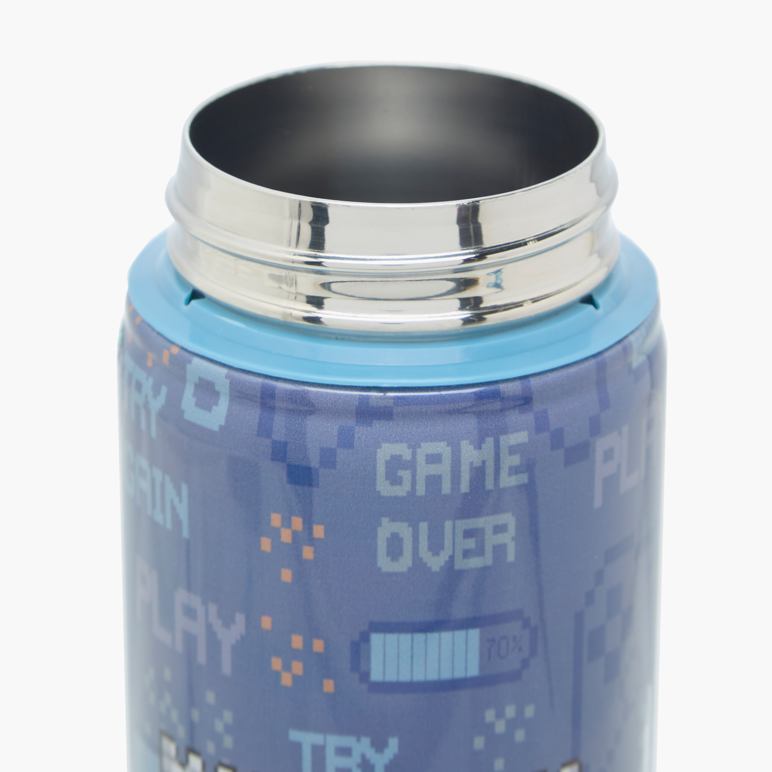 Juniors Dinosaur Stainless Steel Water Bottle with Water Mist Trigger – 500 ml-school-waterbottles-image-6