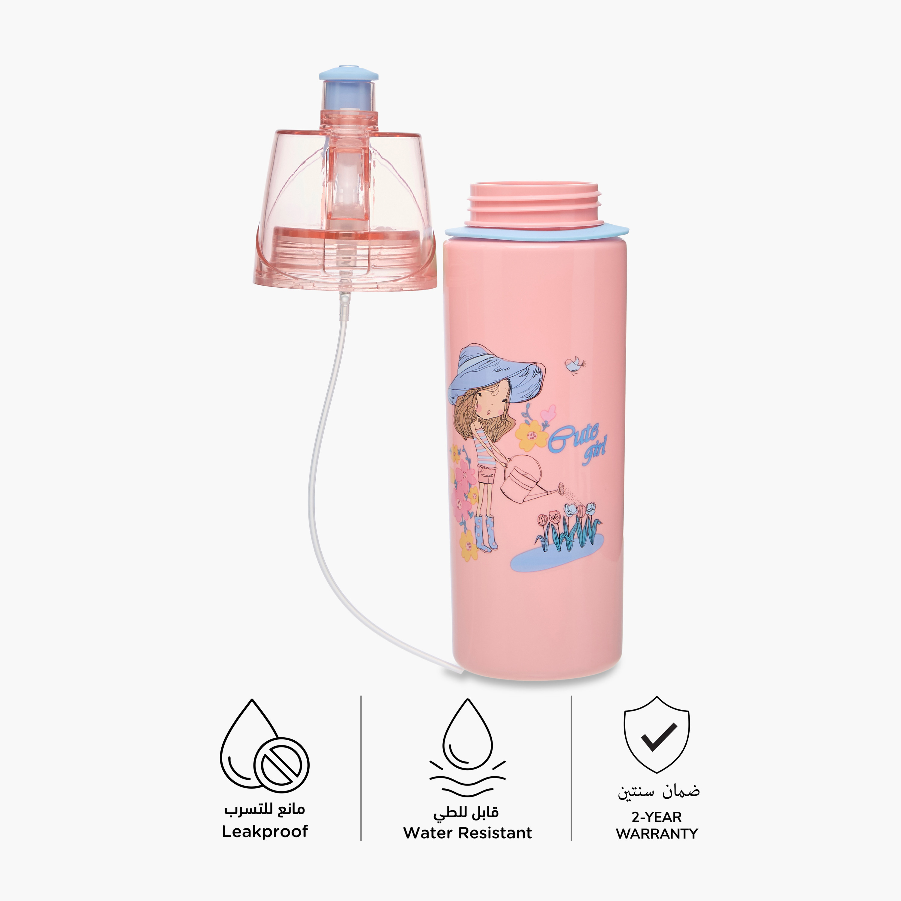 قارورة ماء تريتان ببخاخ وطبعات من جونيورز - 500 مل-school-waterbottles-image-4