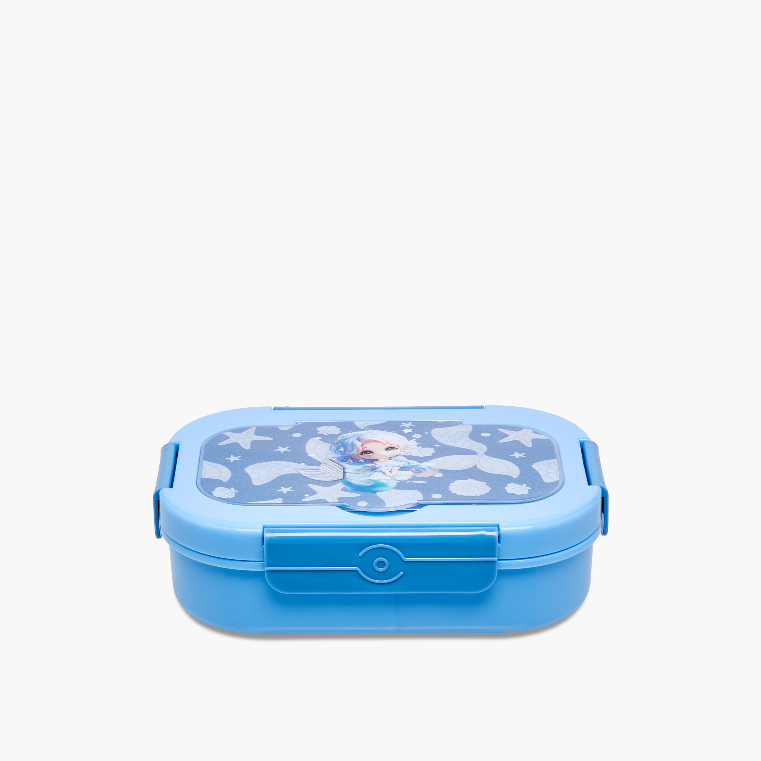 Juniors Mermaid Print Lunch Box with Clip Lock Closure-school-lunchessentials-lunchboxes-image-1