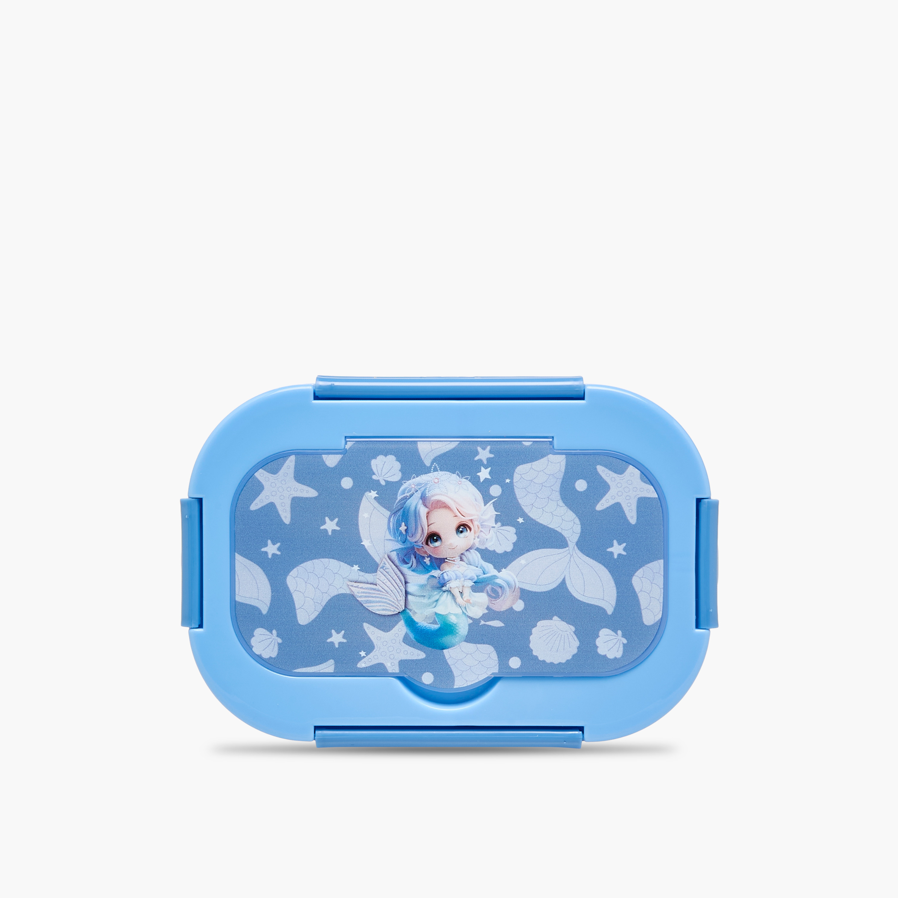 Juniors Mermaid Print Lunch Box with Clip Lock Closure-school-lunchessentials-lunchboxes-image-3