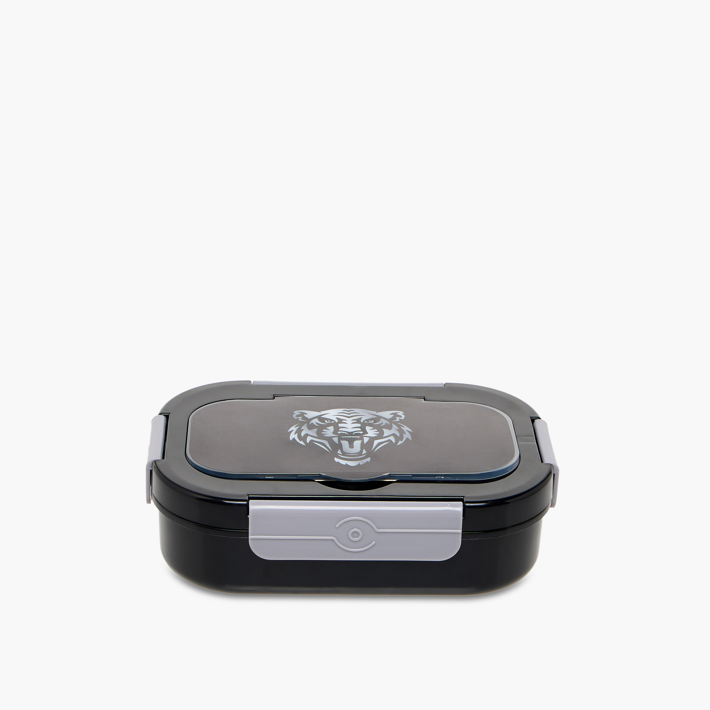 Juniors Tiger Print Lunch Box with Clip Lock Closure-school-lunchessentials-lunchboxes-image-1