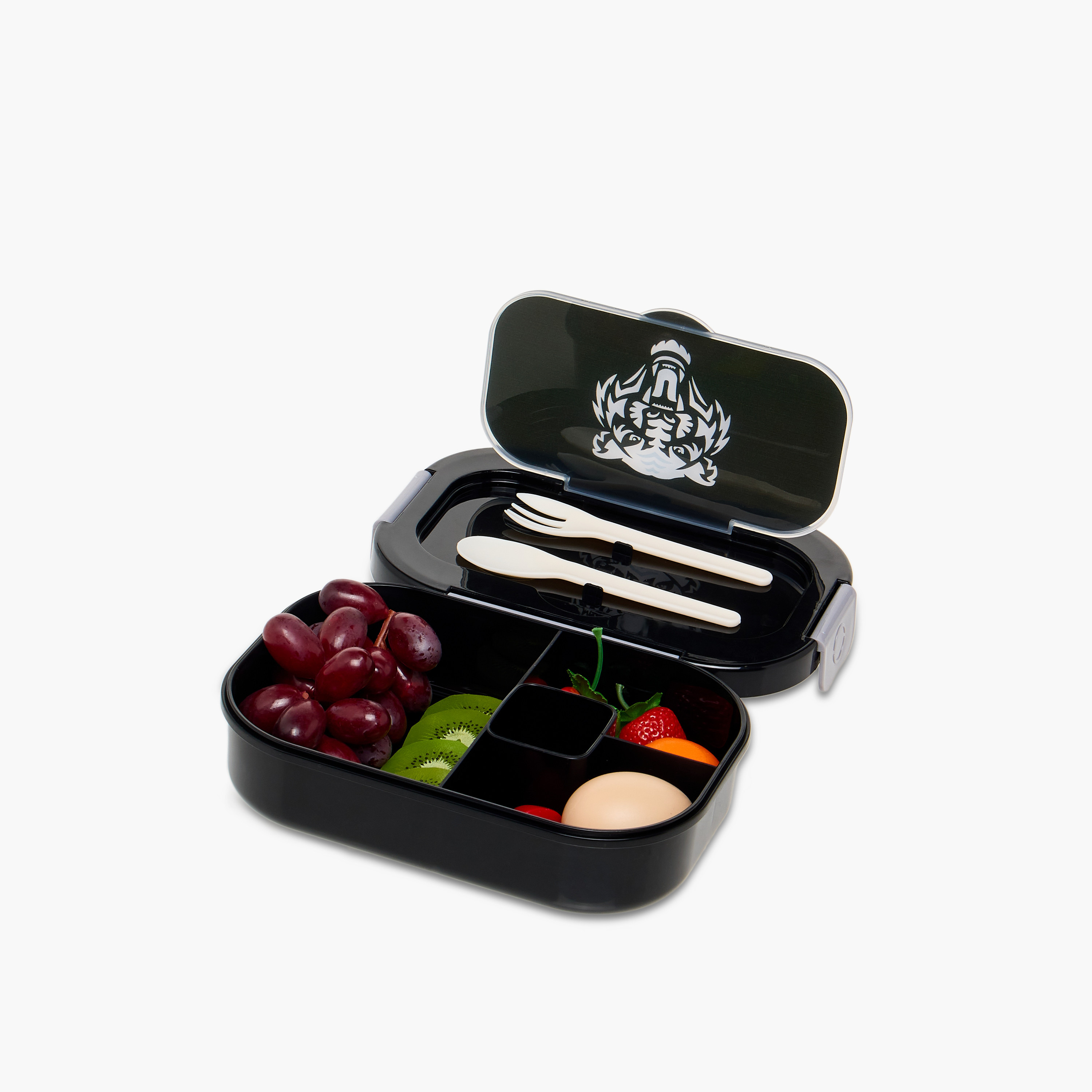 Juniors Tiger Print Lunch Box with Clip Lock Closure-school-lunchessentials-lunchboxes-image-9