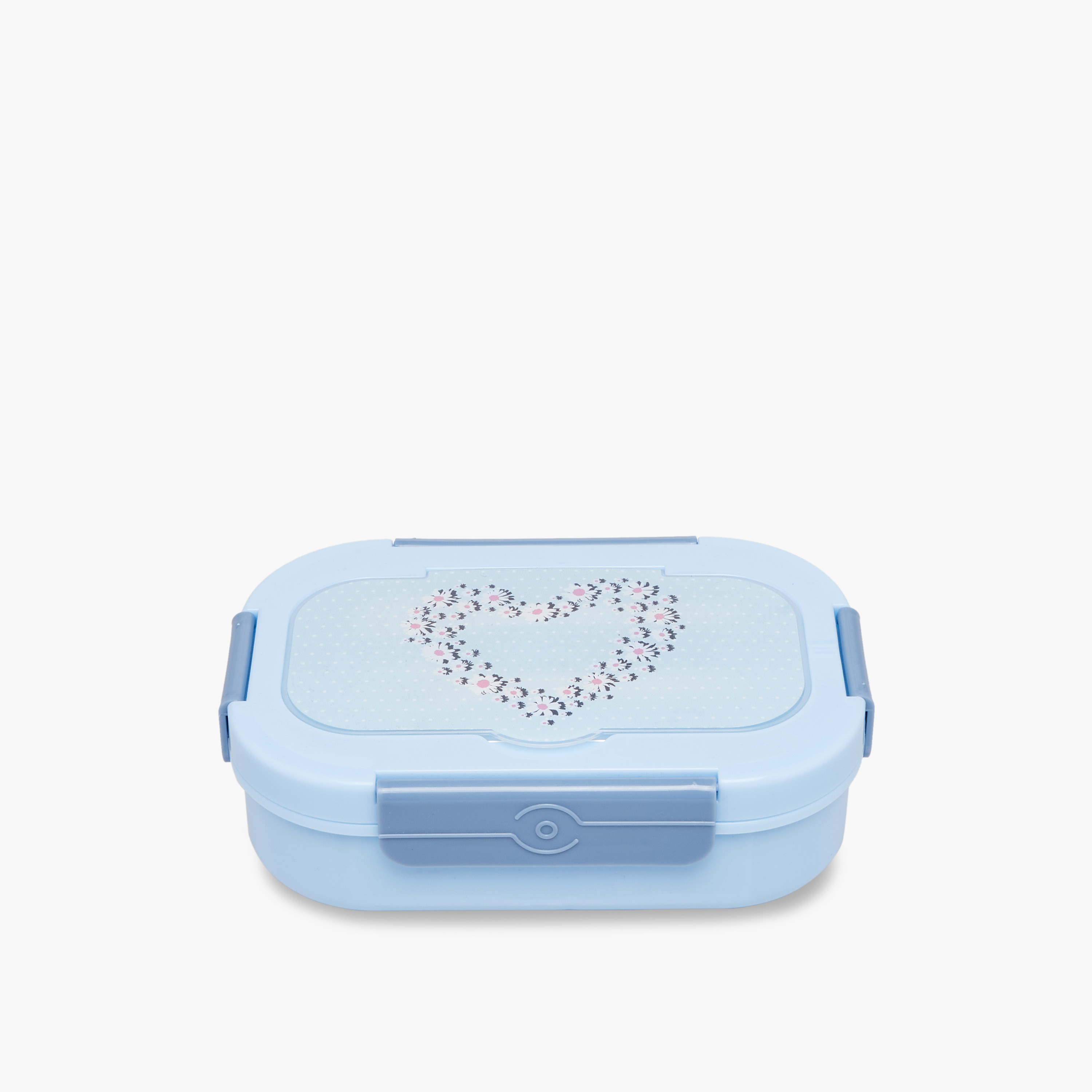 Juniors Heart Print Lunch Box with Cutlery - 630 ml-school-lunchessentials-lunchboxes-image-1