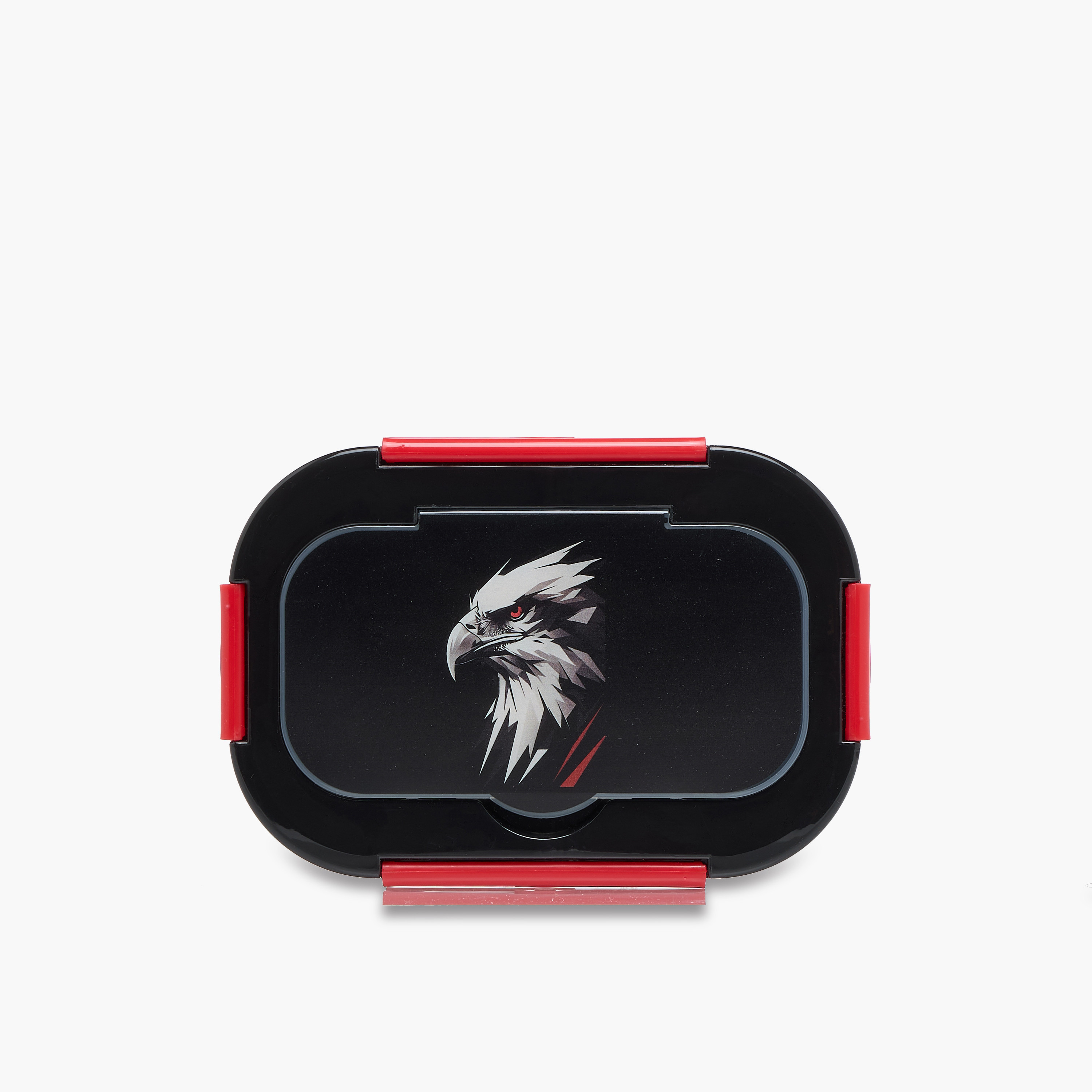 Juniors Eagle Print Lunch Box with Clip Lock Closure-school-lunchessentials-lunchboxes-image-3