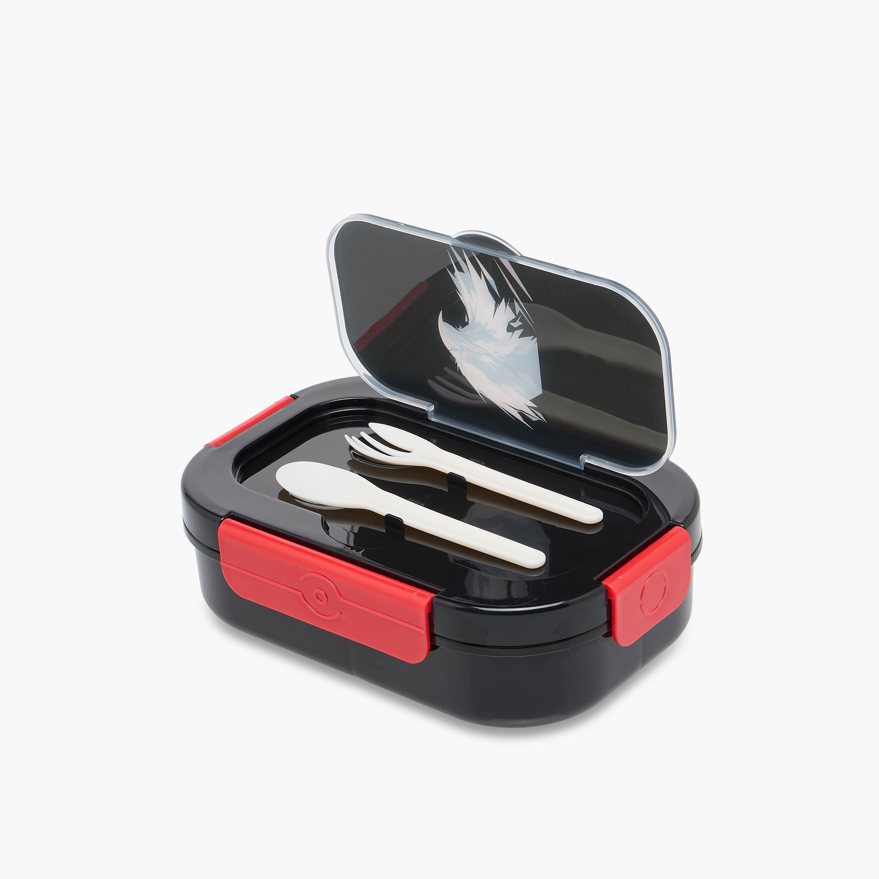 Juniors Eagle Print Lunch Box with Clip Lock Closure-school-lunchessentials-lunchboxes-image-5