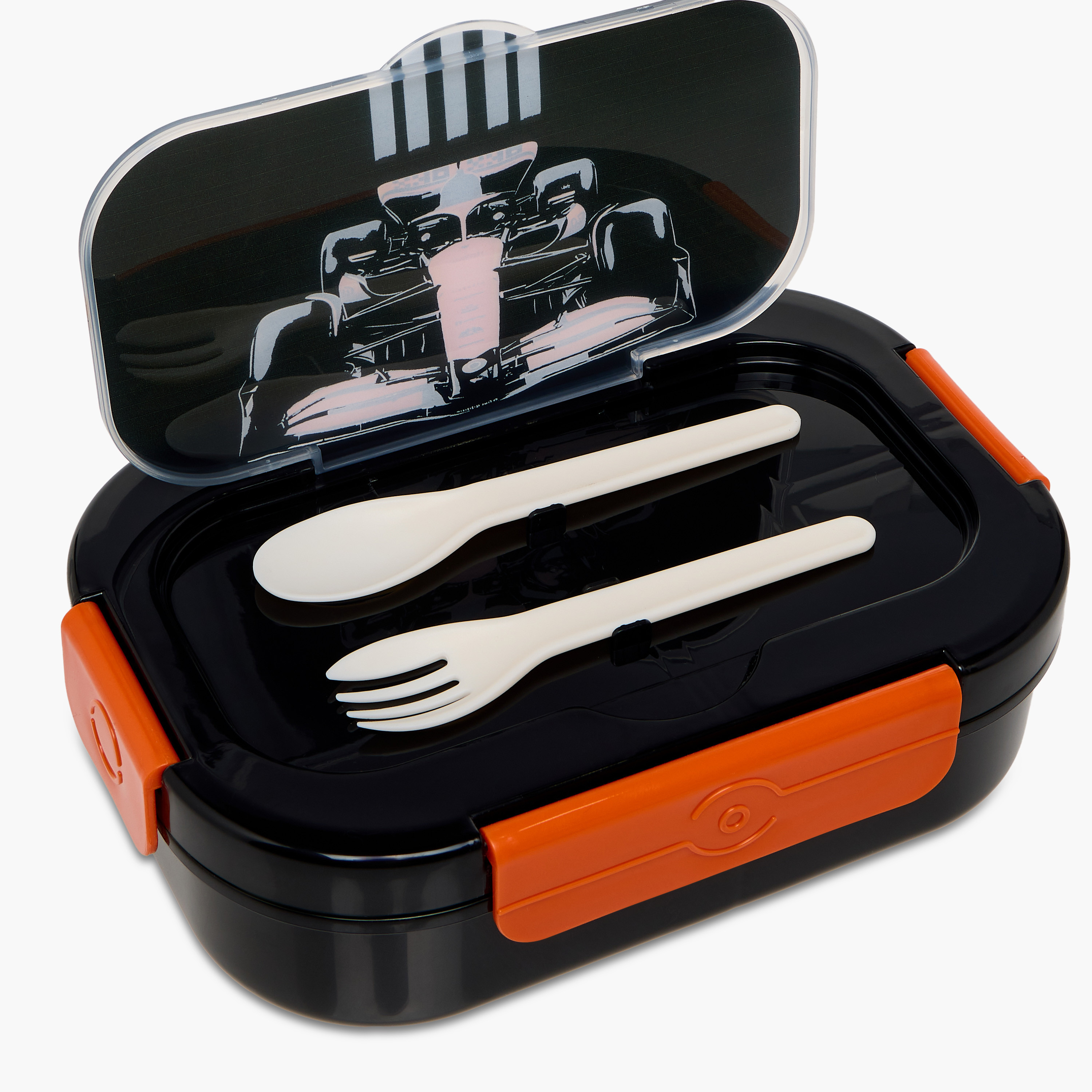 Juniors McLaren Formula 1 Print Lunch Box with Clip Lock Closure-school-lunchessentials-lunchboxes-image-7