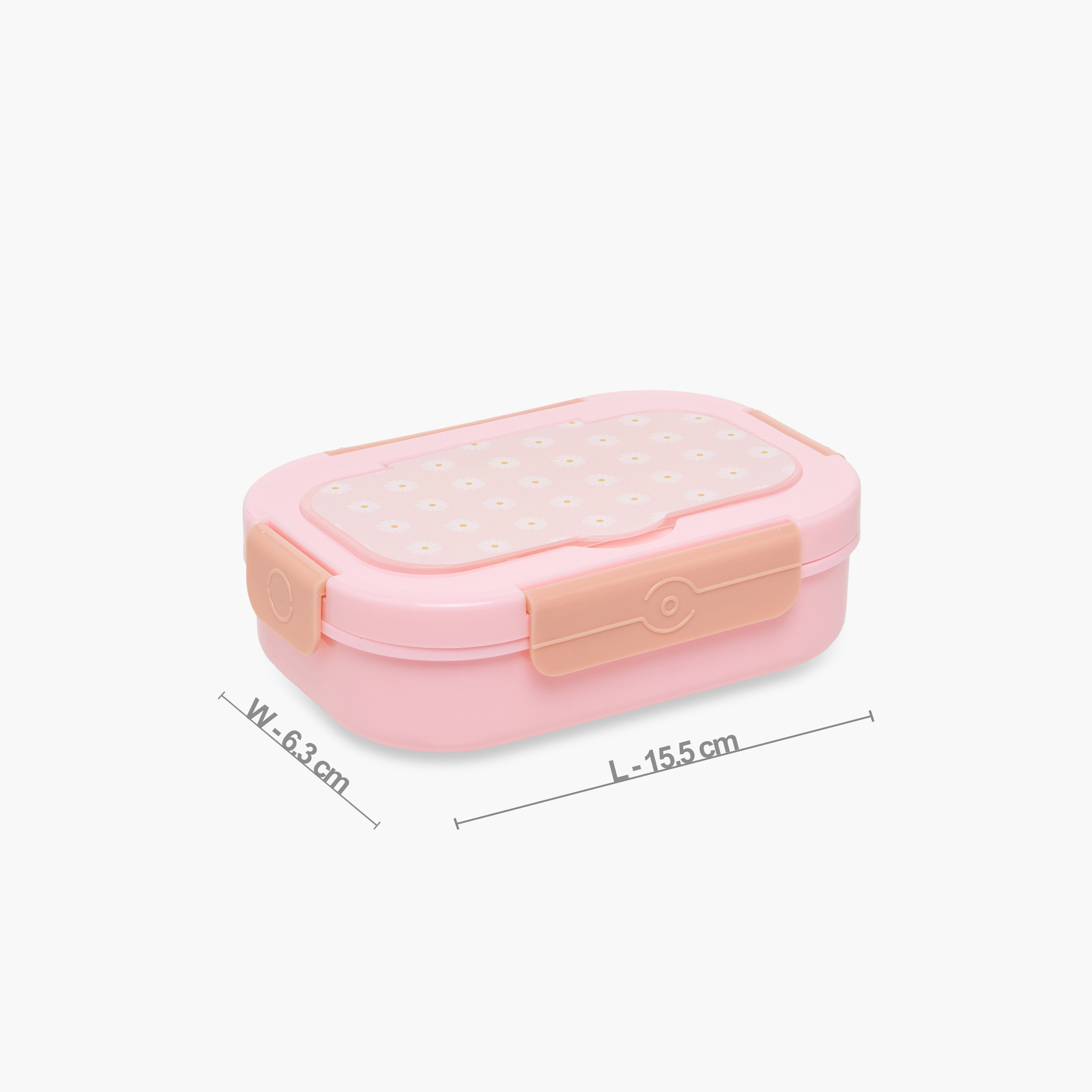Juniors Floral Print Lunch Box with Clip Lock Closure-school-lunchessentials-lunchboxes-image-2