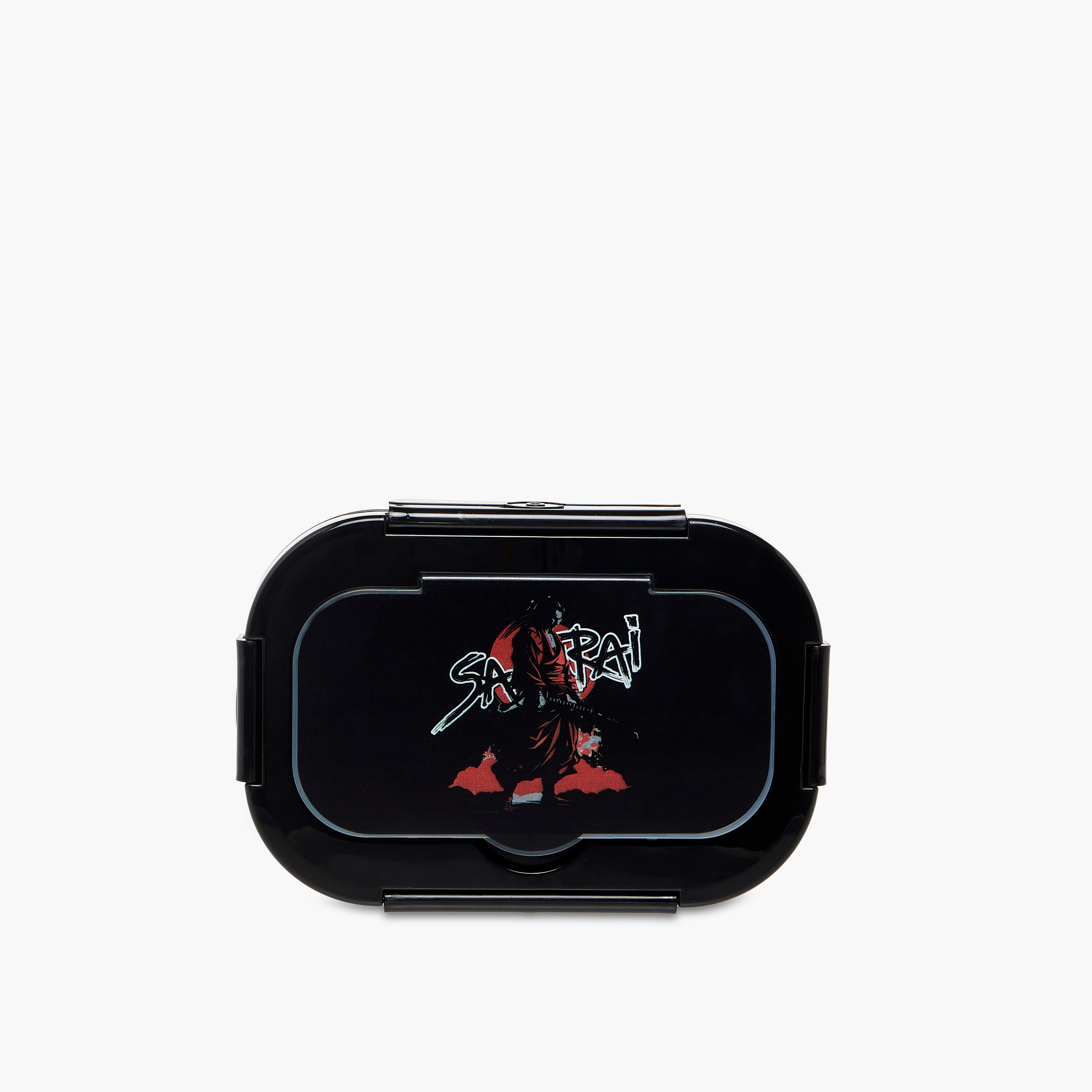 Juniors Samurai Print Lunch Box with Clip Lock Closure-school-lunchessentials-lunchboxes-image-3