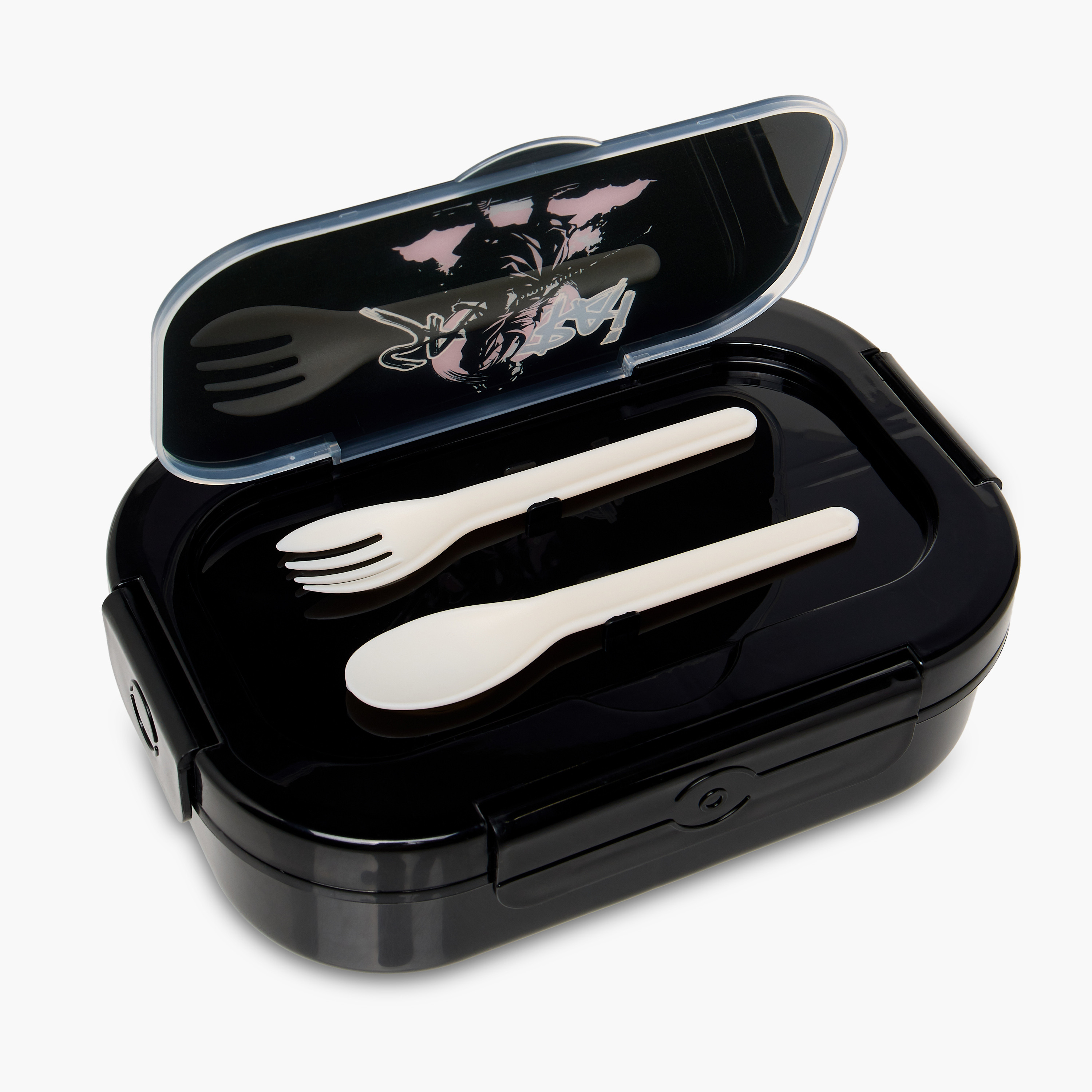 Juniors Samurai Print Lunch Box with Clip Lock Closure-school-lunchessentials-lunchboxes-image-7