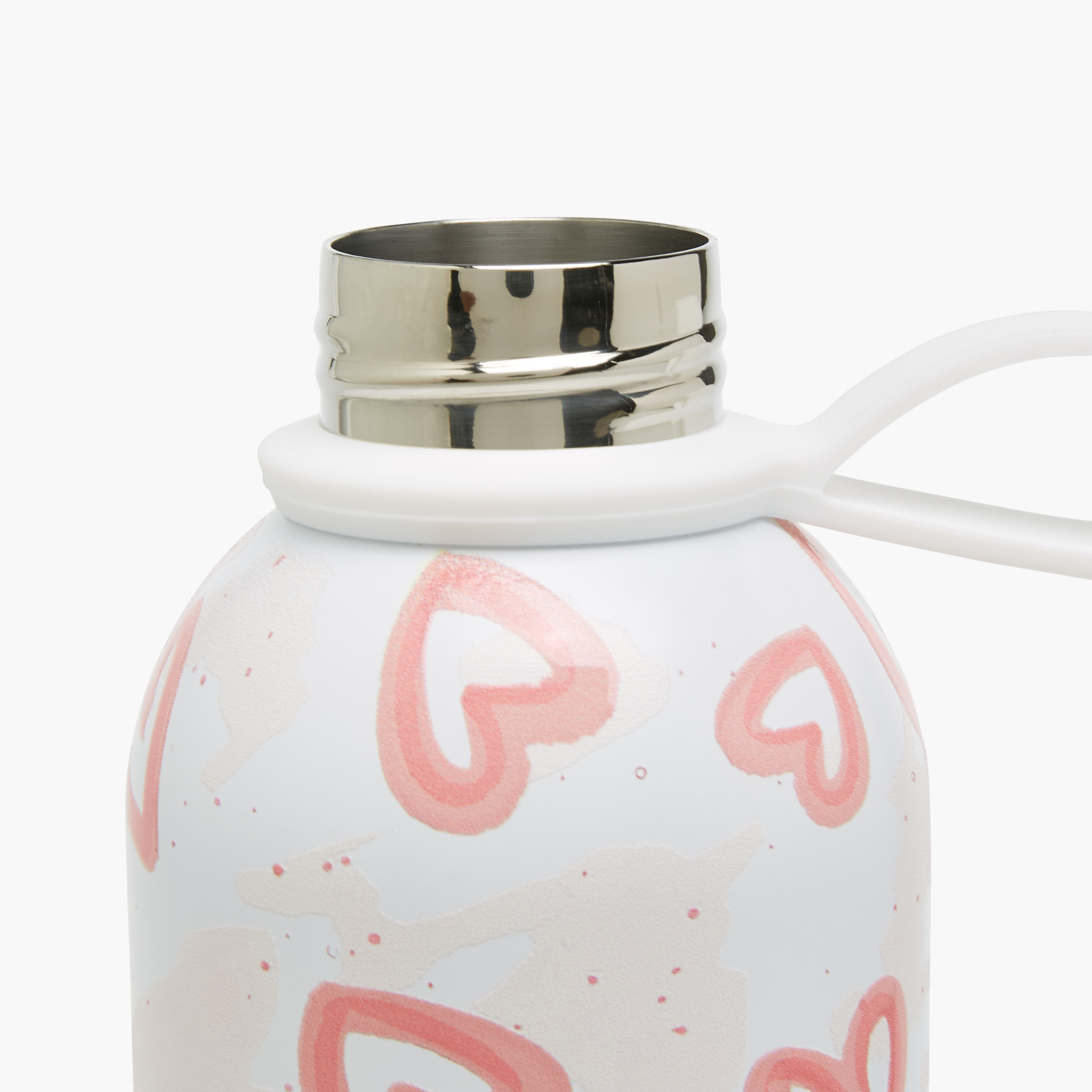 Juniors Heart Print Water Bottle - 500 ml-school-waterbottles-image-7