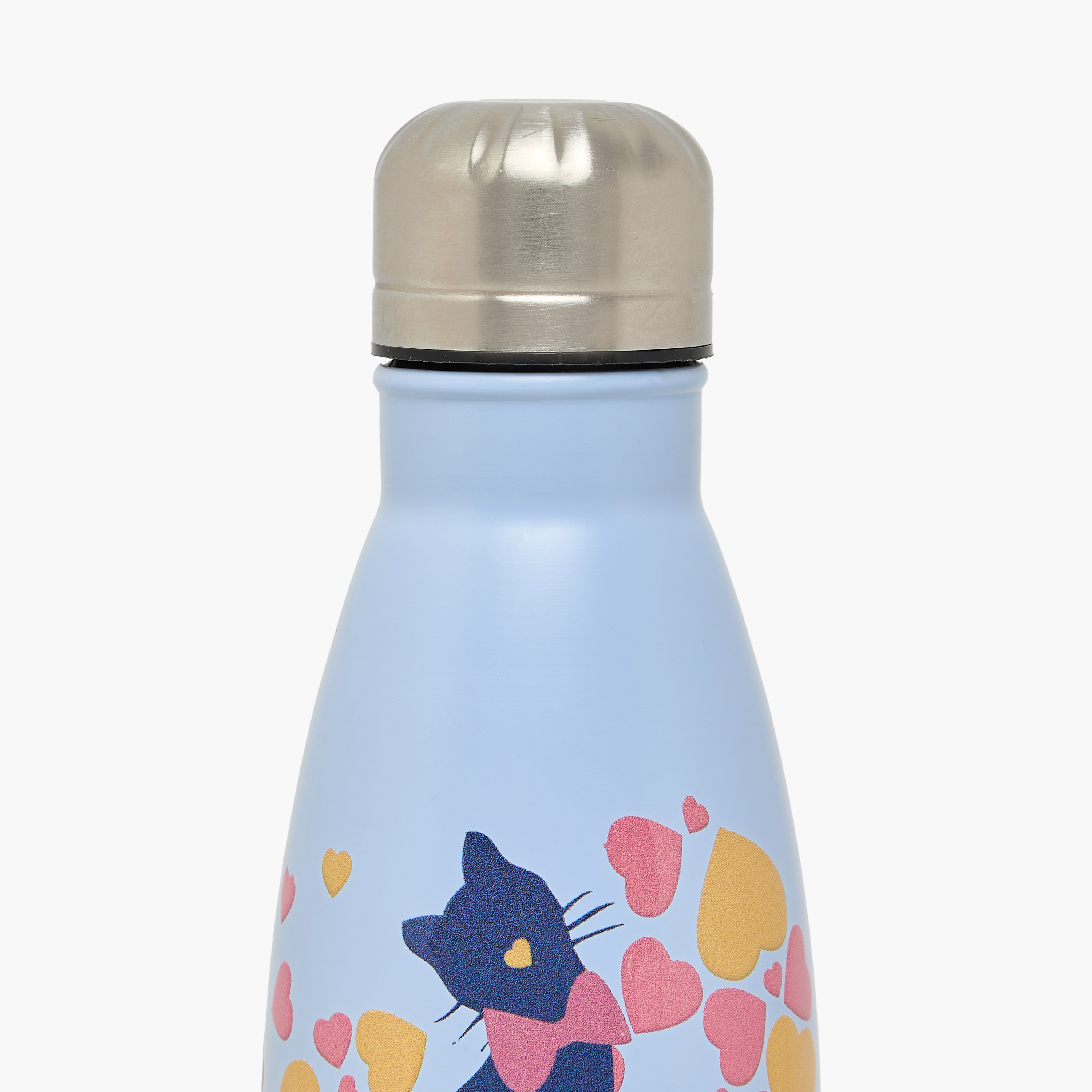 قارورة ماء ستانلس ستيل خالية من مادة البيسفينول أ بطبعات حيوانات من جونيورز - 500 مل-school-waterbottles-image-3