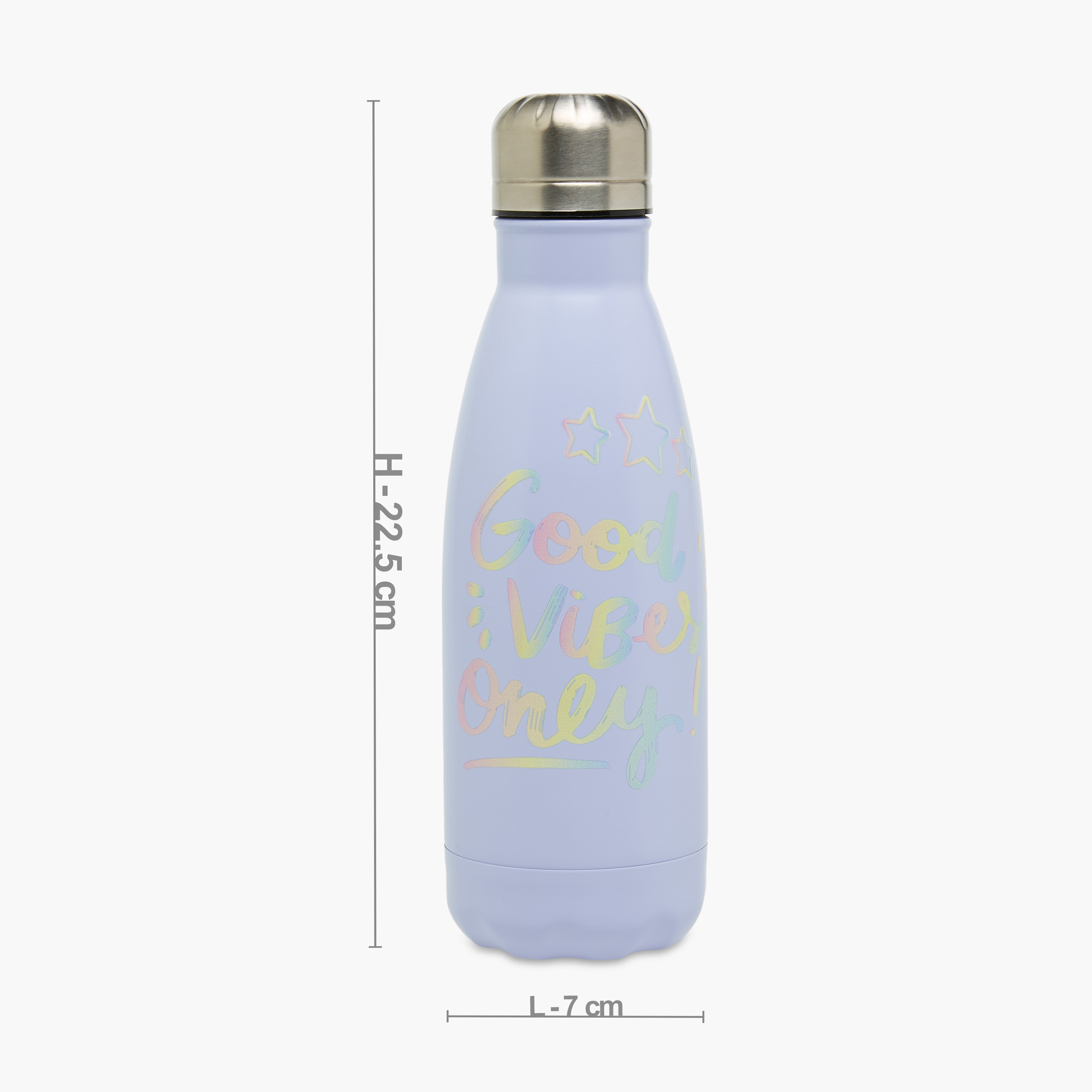 Juniors Slogan Print Insulated Water Bottle - 500 ml-school-waterbottles-image-2