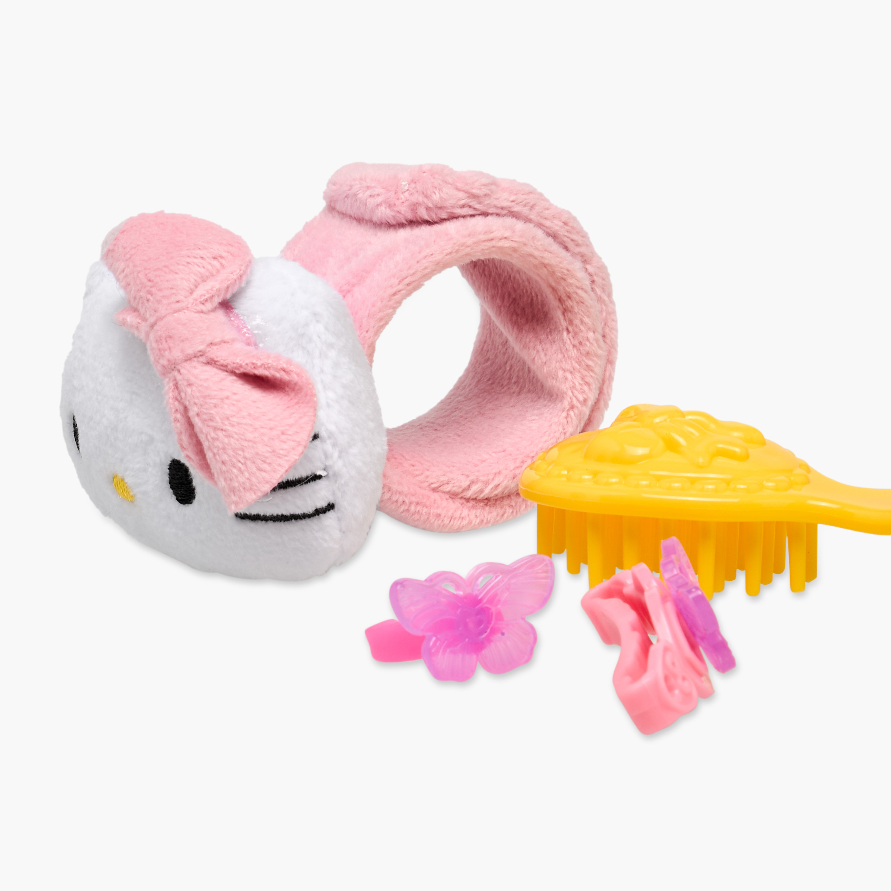 Hello Kitty Applique Wristband with Hairbrush and Hair Clip Set-baby-girls-accessories-watches-image-5