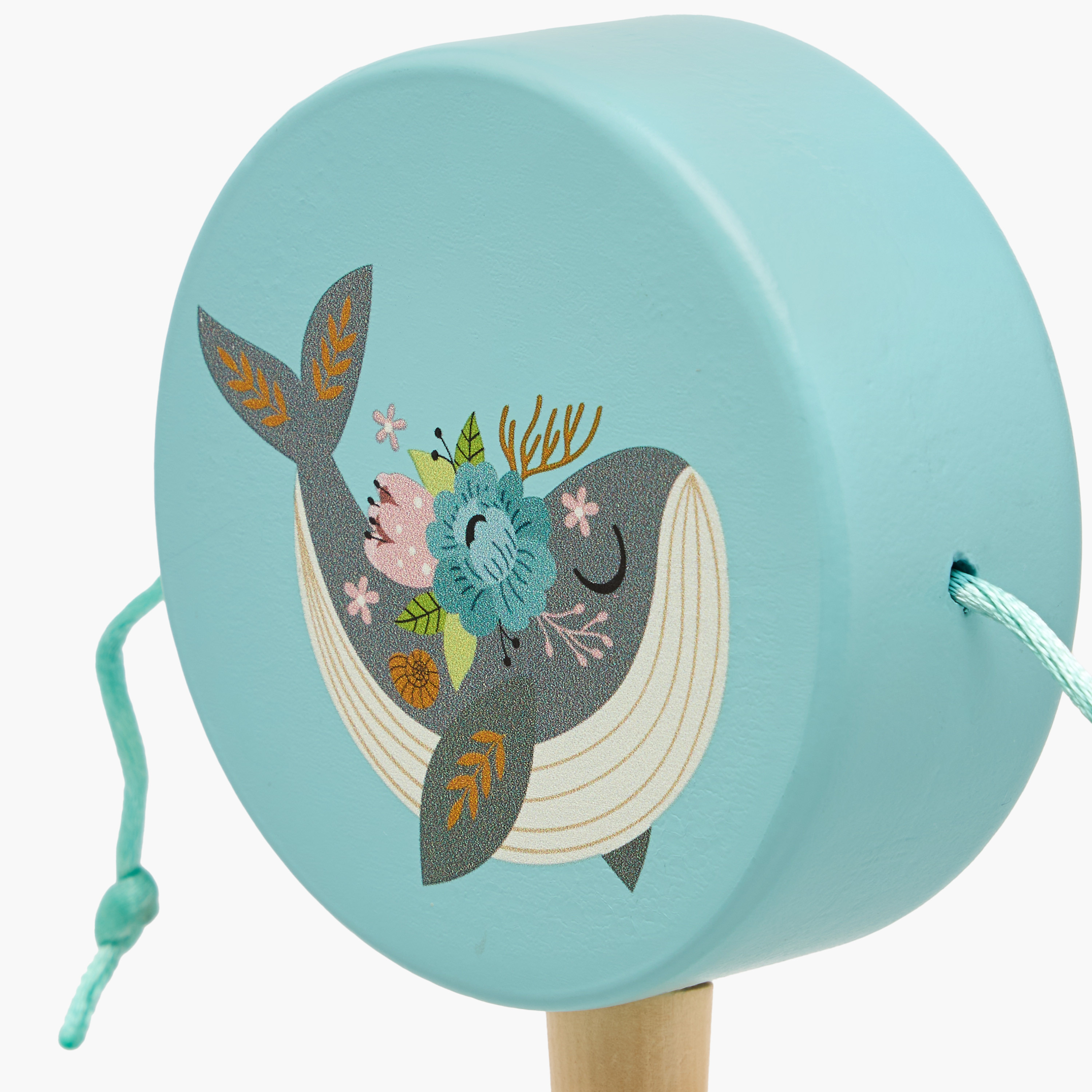 Juniors Whale Print Rattle-Drum Toy-toys-babyandtoddlertoys-rattlesandteethers-image-2