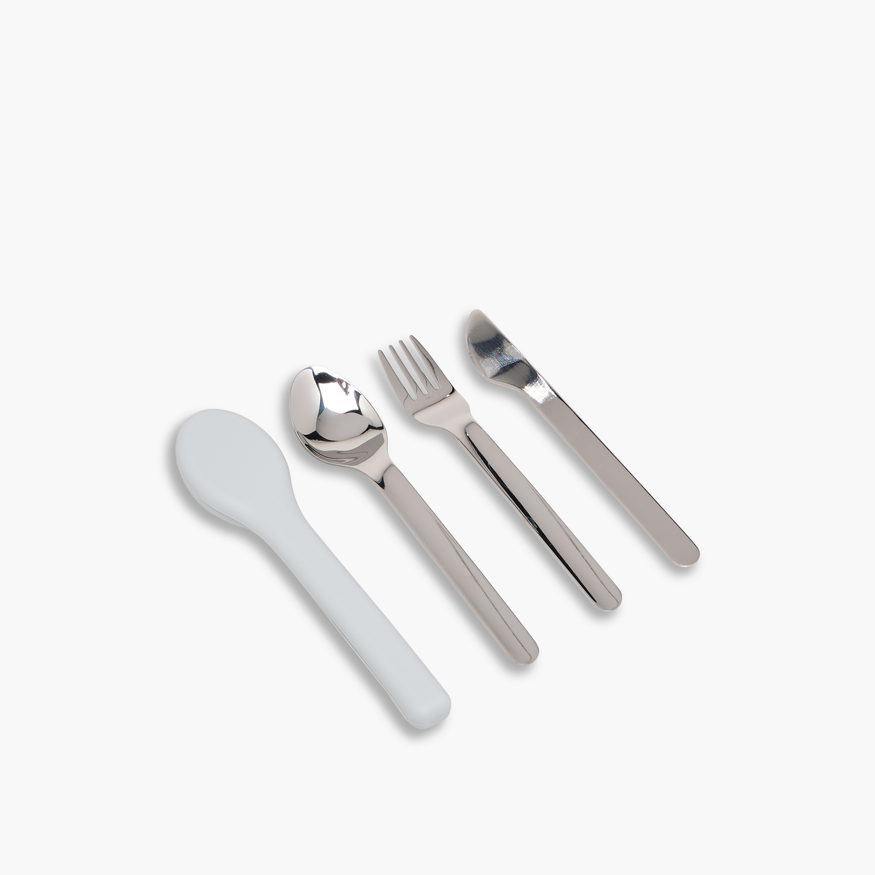Juniors Stainless Steel Cutlery Set with Silicone Cover-school-lunchessentials-utensils-image-2