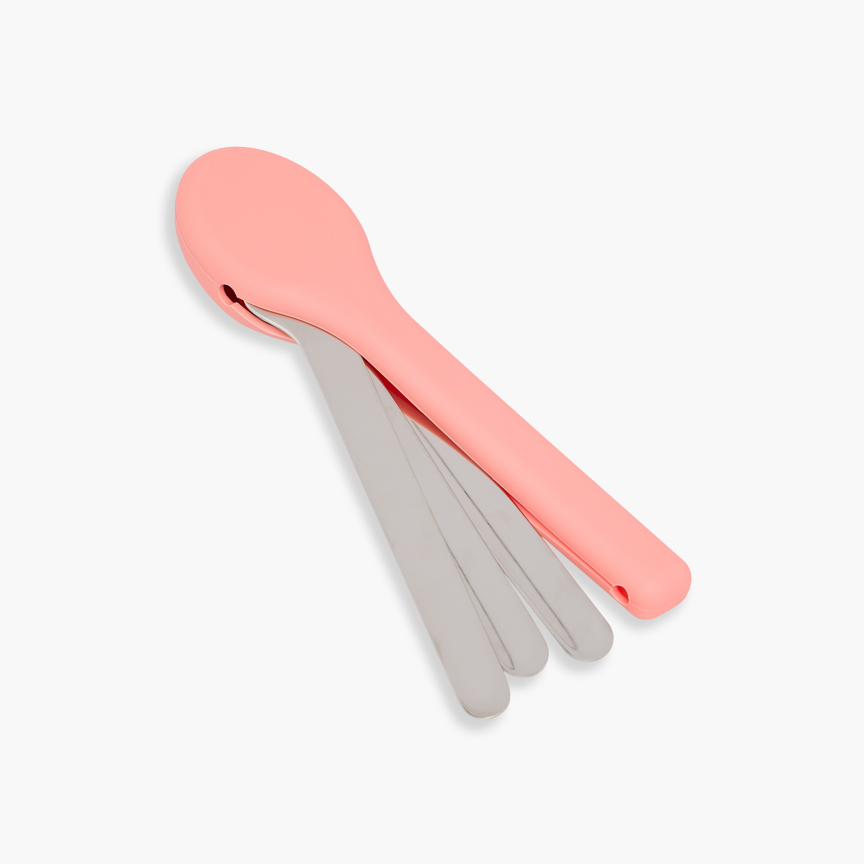 Juniors Stainless Steel Cutlery Set with Silicone Cover-school-lunchessentials-utensils-image-3