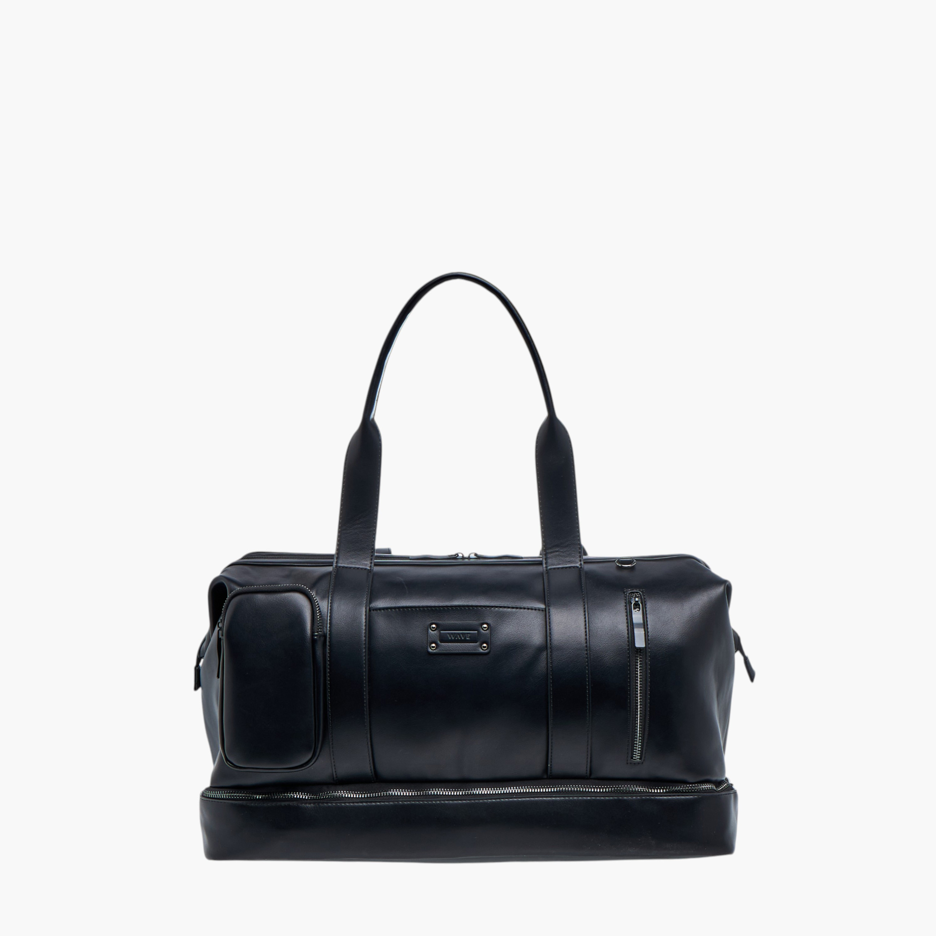 WAVE Solid Duffle Bag with Zip Closure-travel-luggagesandbags-dufflebags-image-1