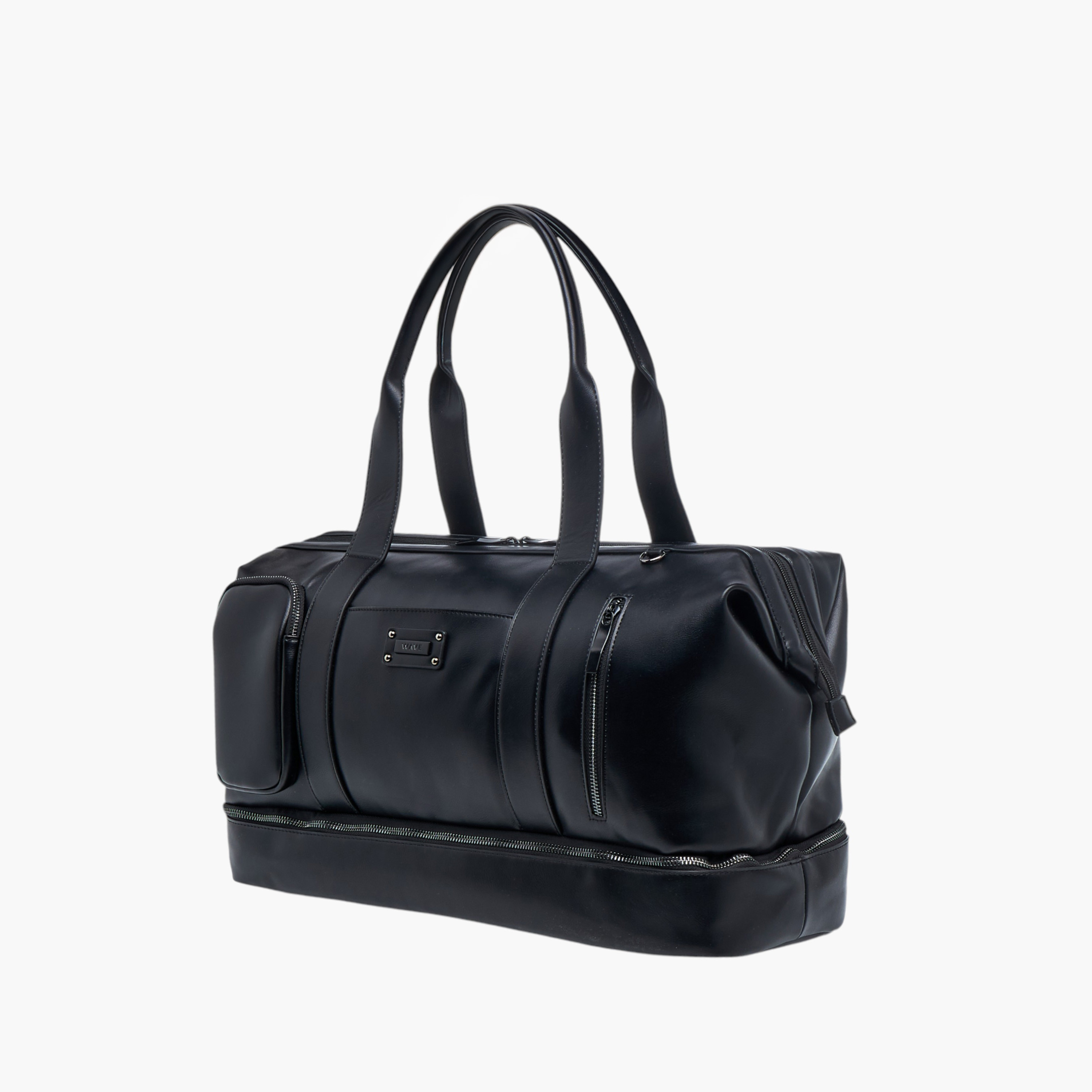 WAVE Solid Duffle Bag with Zip Closure-travel-luggagesandbags-dufflebags-image-3