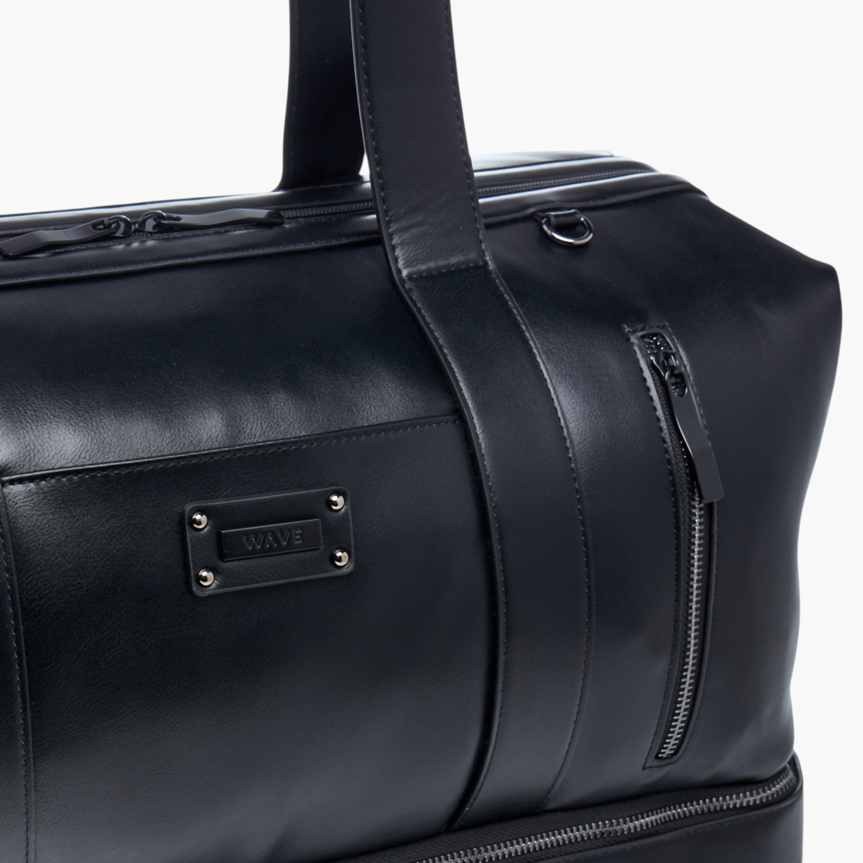 WAVE Solid Duffle Bag with Zip Closure-travel-luggagesandbags-dufflebags-image-5