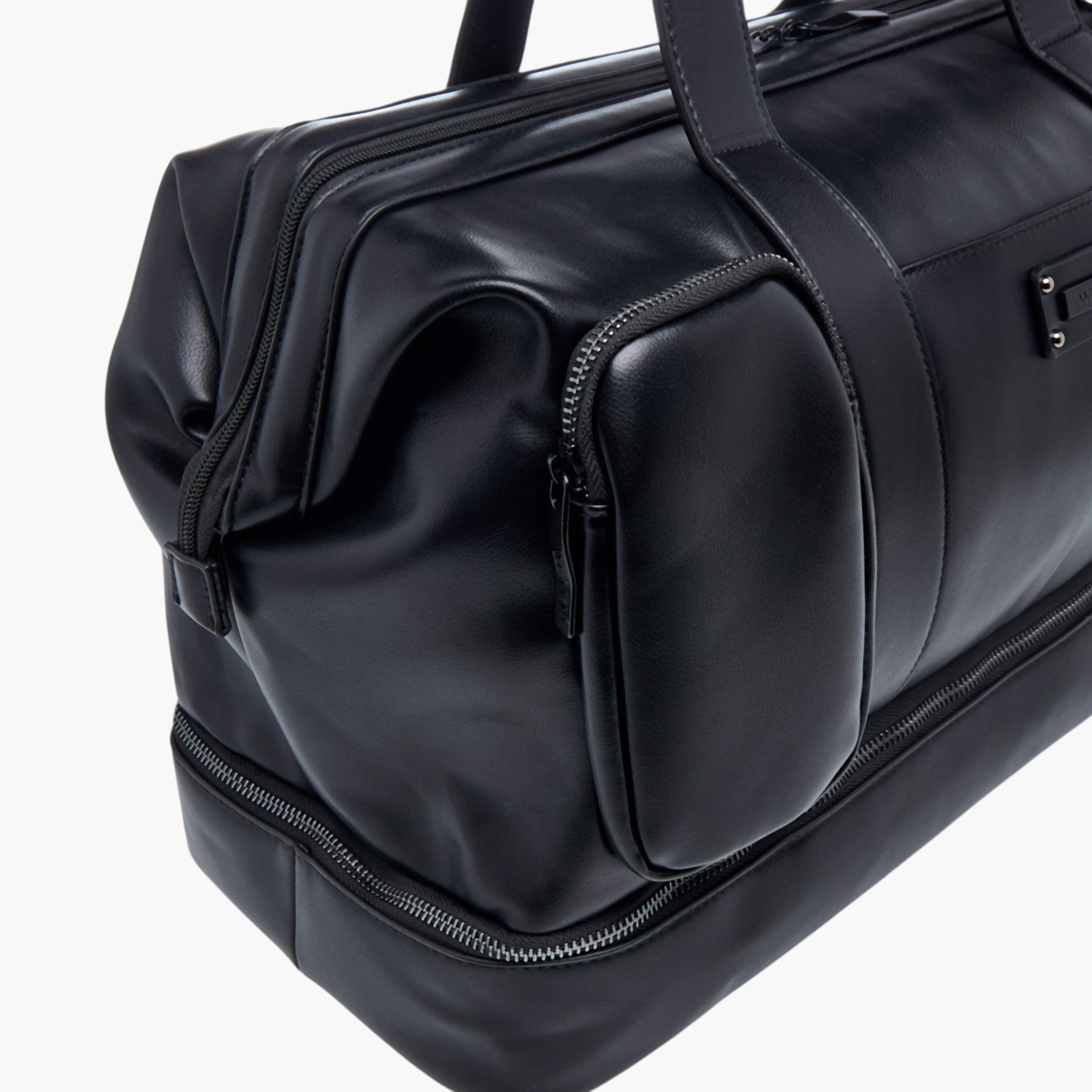 WAVE Solid Duffle Bag with Zip Closure-travel-luggagesandbags-dufflebags-image-6