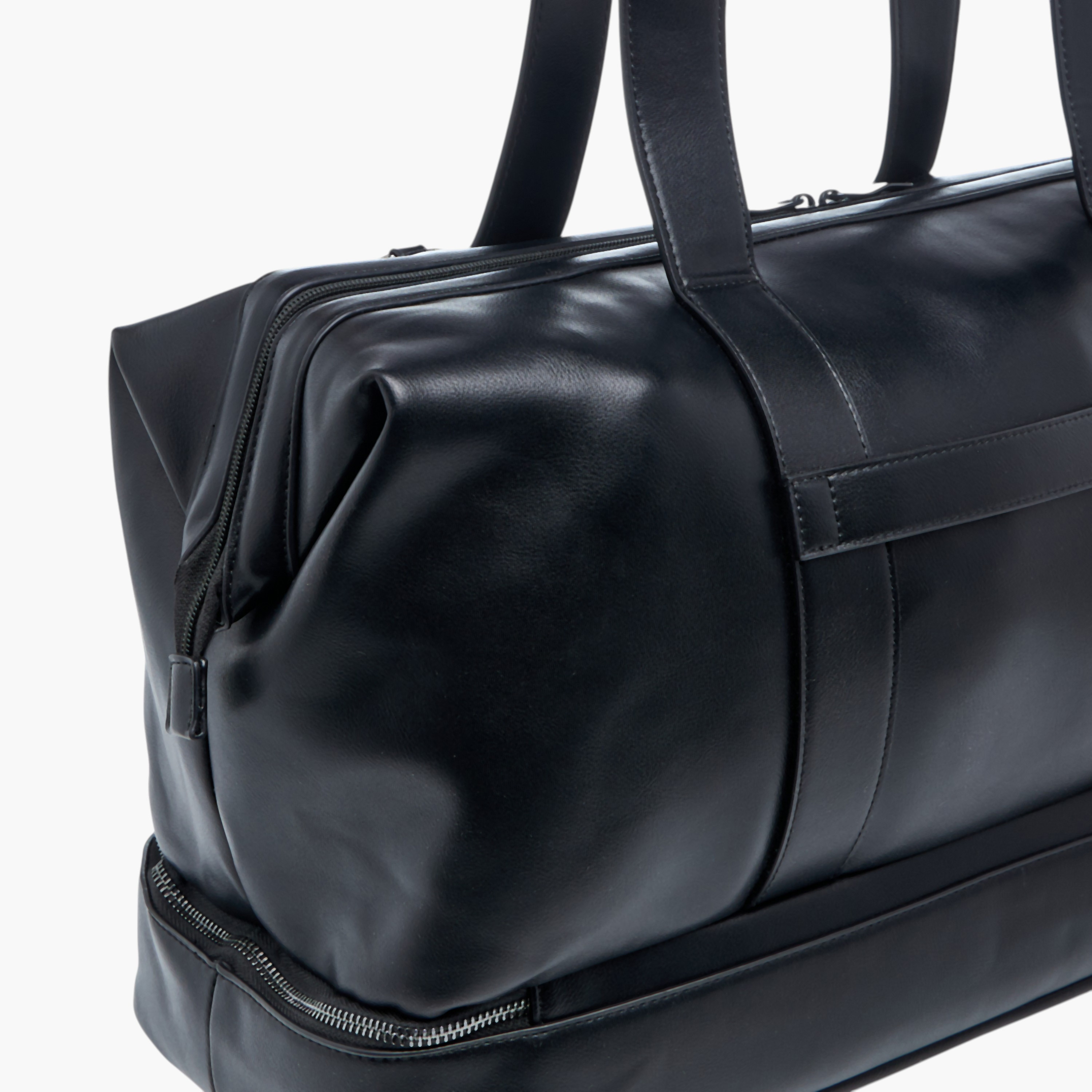WAVE Solid Duffle Bag with Zip Closure-travel-luggagesandbags-dufflebags-image-7