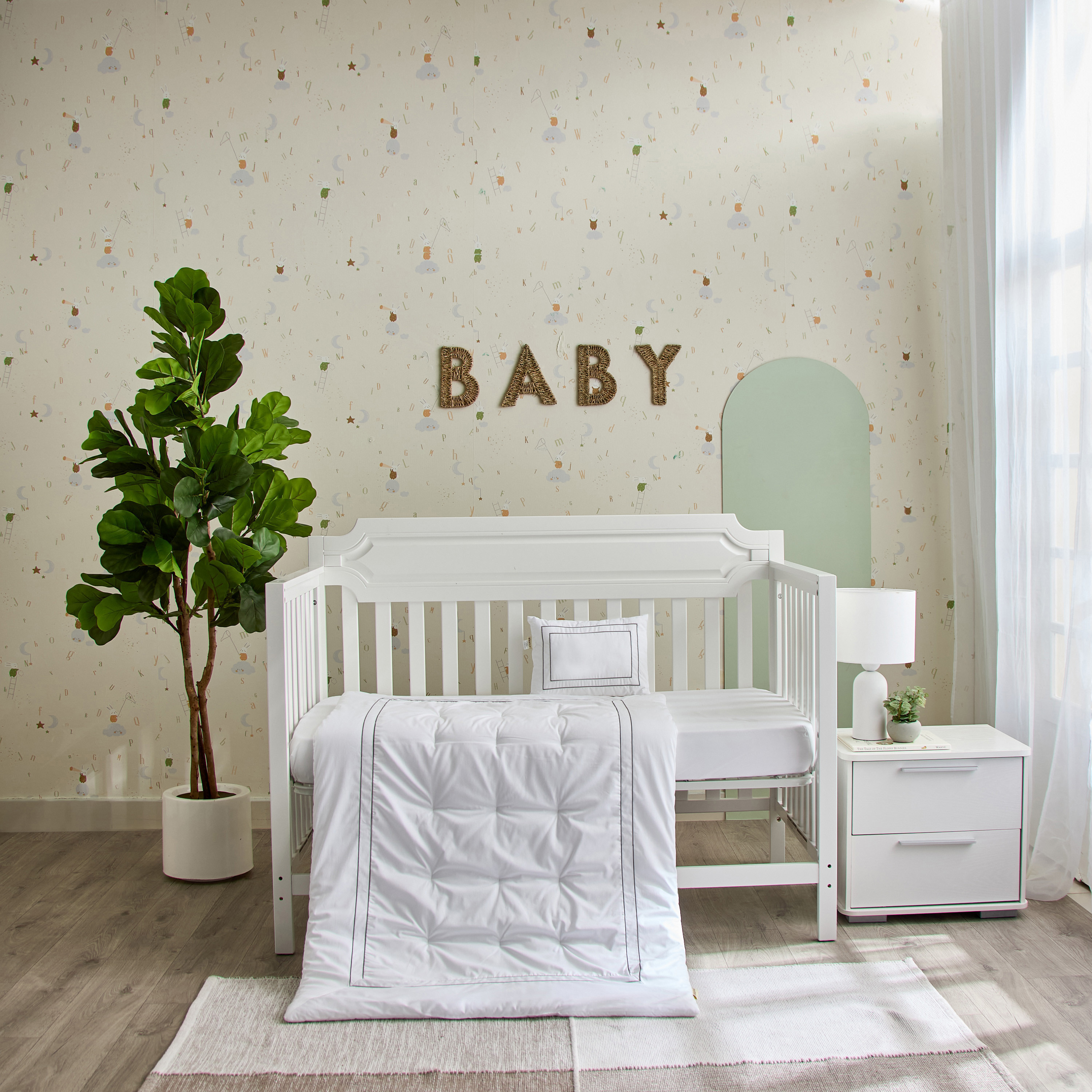 Giggles 2-Piece Comforter and Pillow Set - 90x130 cm-baby-nursery-babybedding-image-1